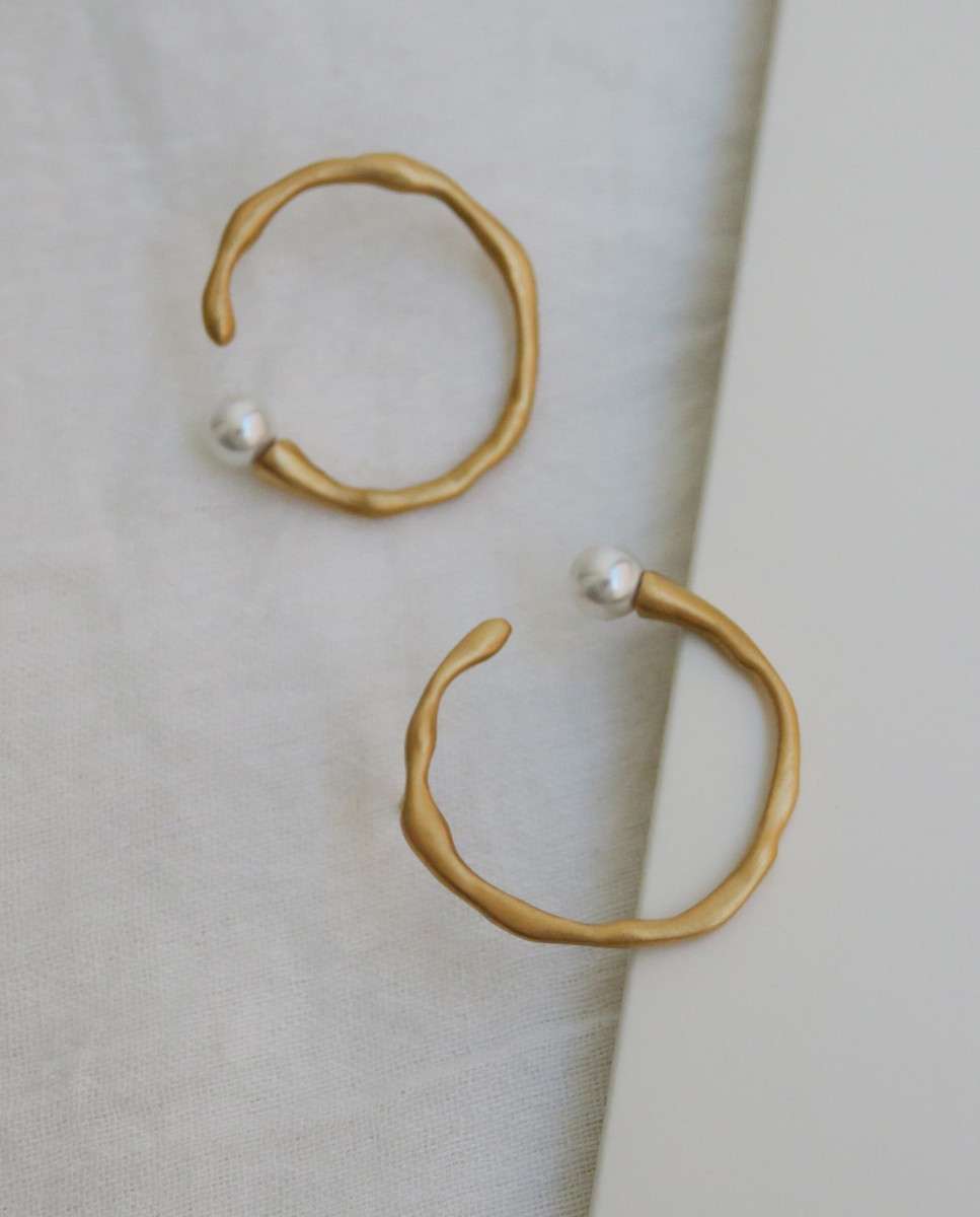 Pendientes circulares eclat - Joidart - Blanco Blanco-3