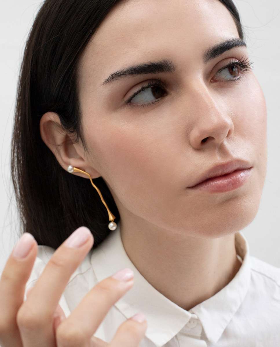 Pendientes eclat grandes - Joidart - Blanco Blanco-2