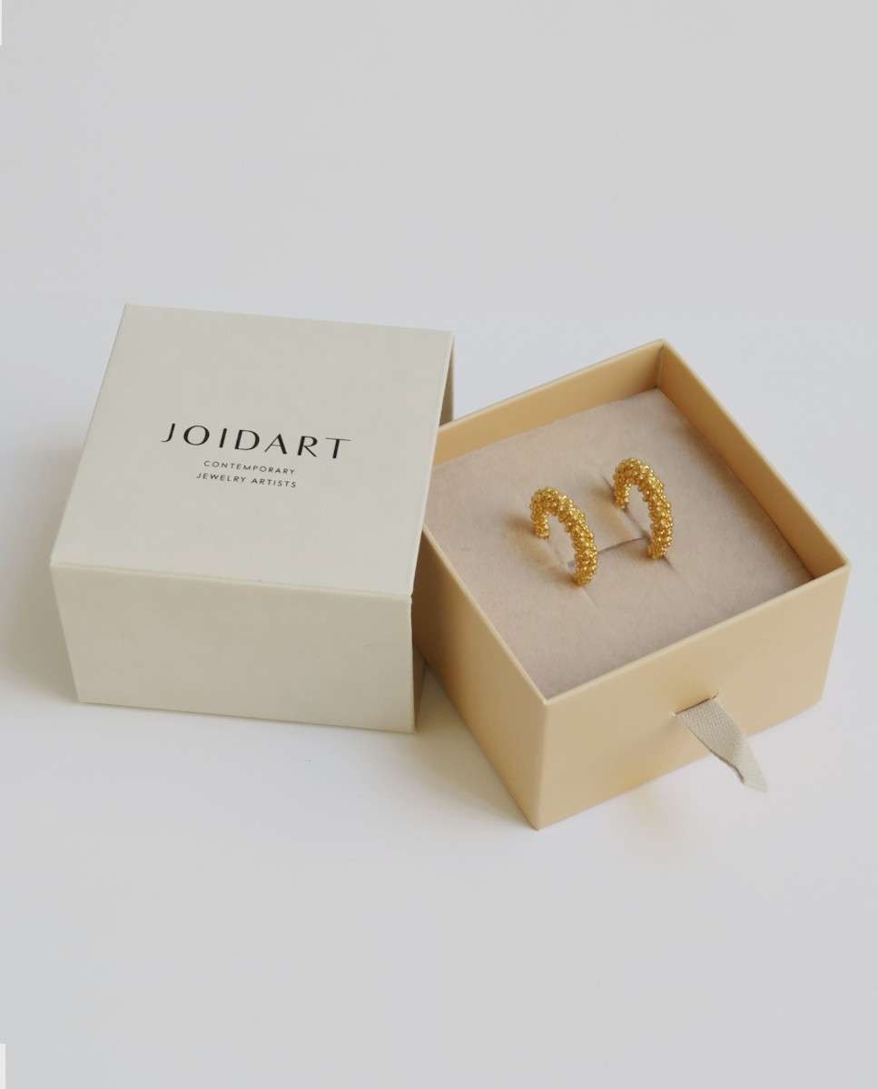 Pendientes de aro abierto stardust pequeños - Joidart - Dorado Dorado-4
