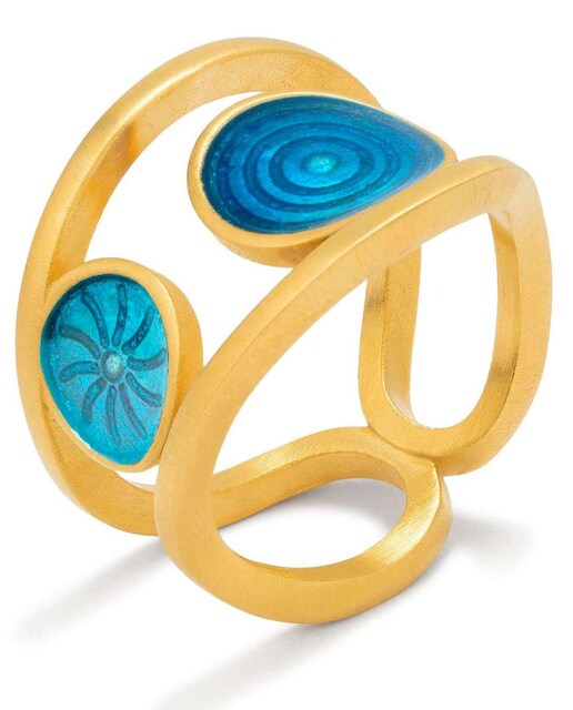 Imagen 0 de Anillo dorado Gaudí Jewelry Cibas