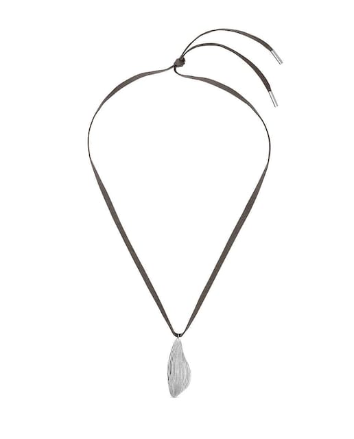 Imagen 0 de Collar de plata con cordón Onaria