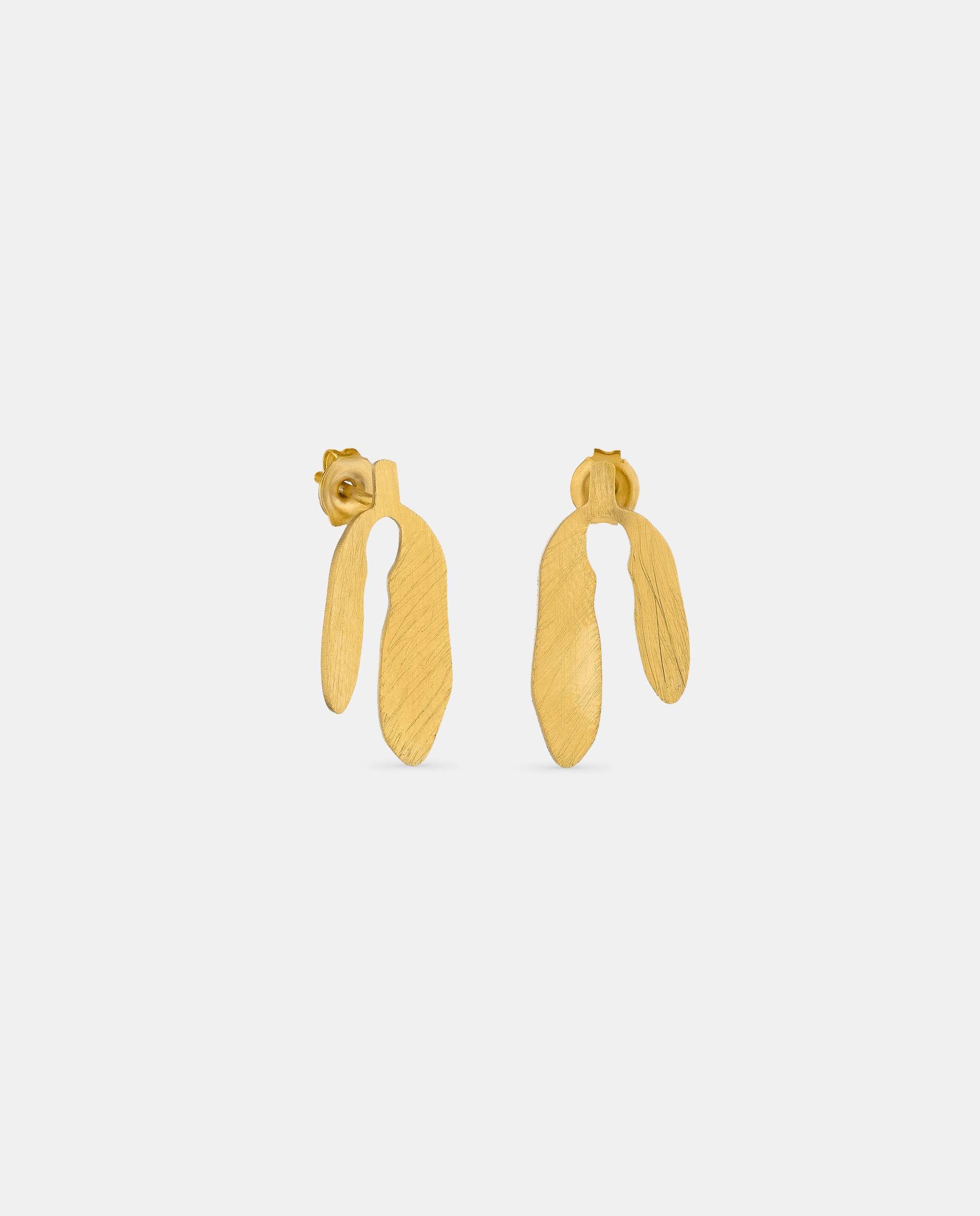 Imagen 0 de Pendientes silvela bañados en oro pequeños Dorado