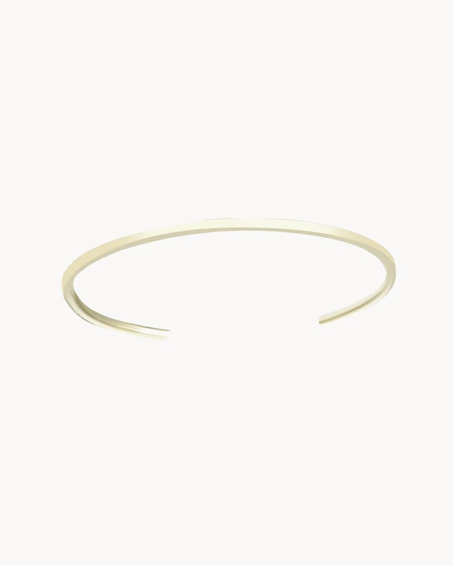 Pulsera abierto de diseño plano - Apodemia - Natural Natural-2