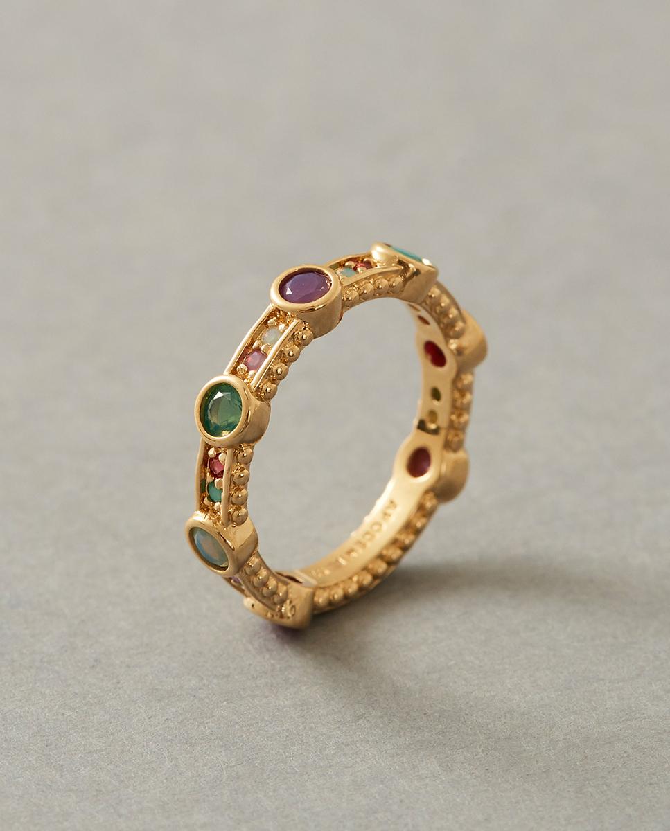 Anillo con pedrería - Apodemia - Multicolor Multicolor-2