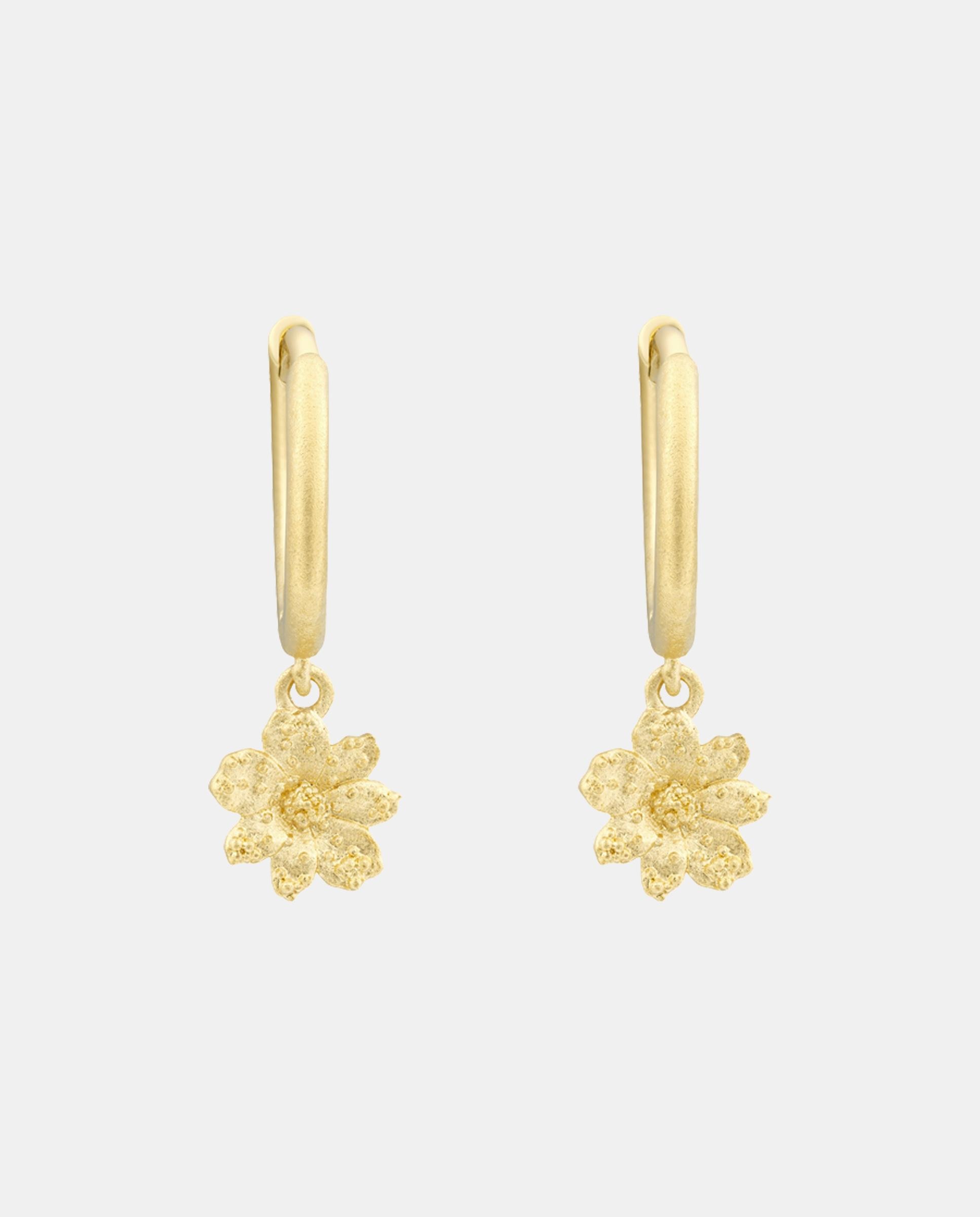 Imagen 0 de Pendientes de aro zinia Dorado