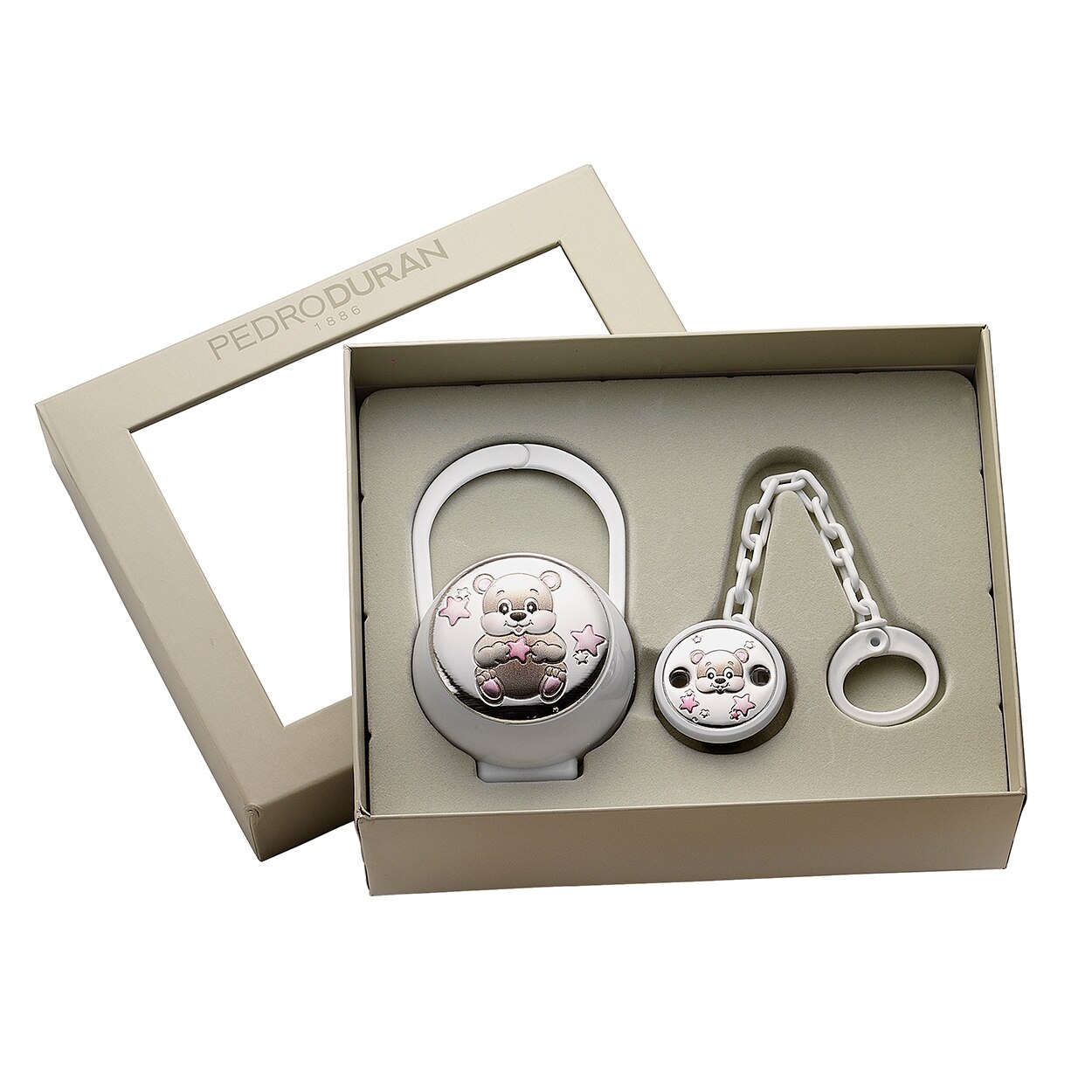 Set Oso con Estrella Pedro Durán - Rosa Rosa-1