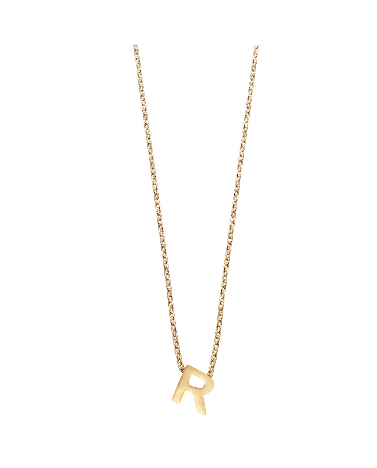 Imagen 0 de Colgante Alphabet de plata acabada en oro amarillo 18K Oro