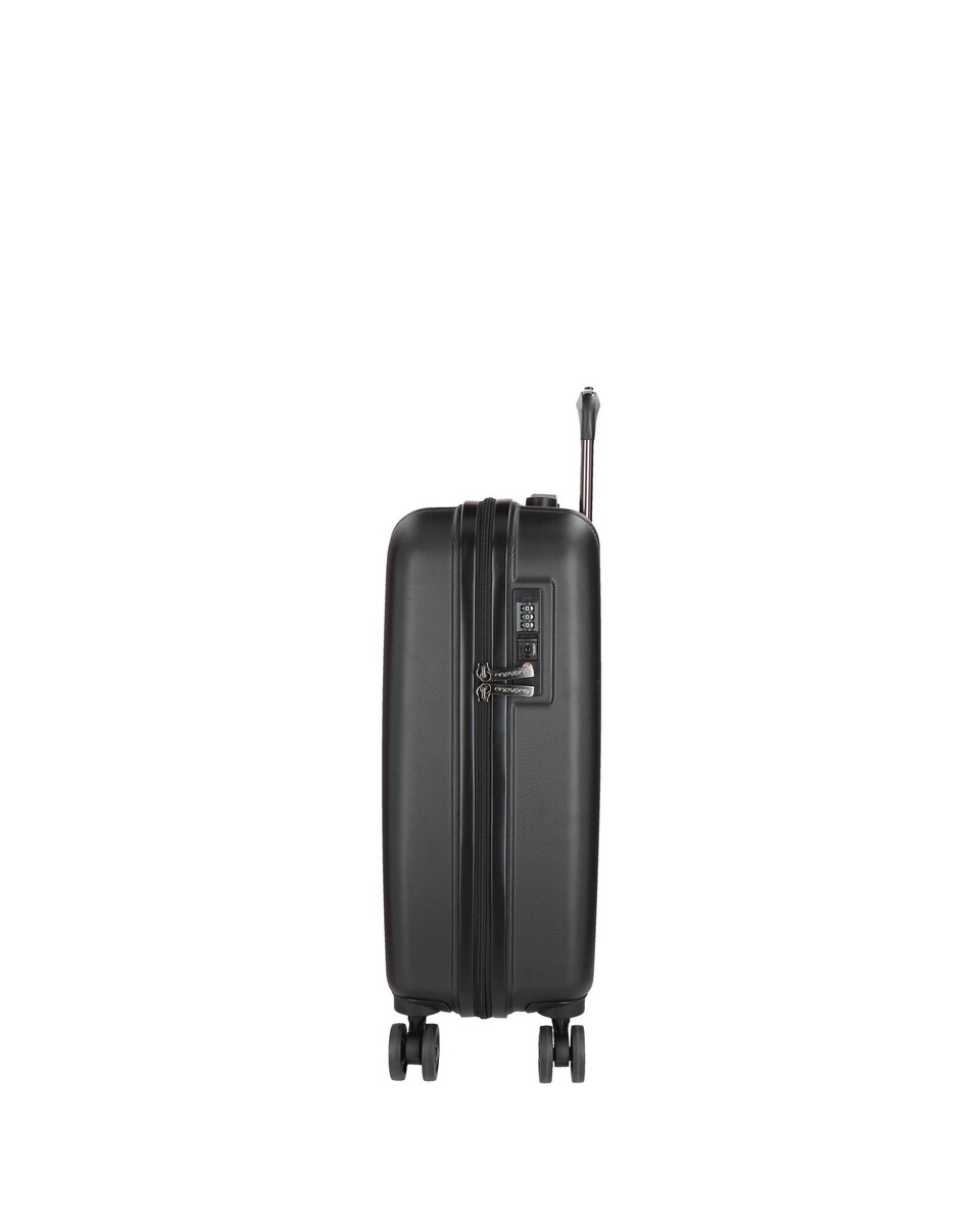 Maleta de cabina Movom Wood rígida 55cm rígida con capacidad de 38L Negro-2