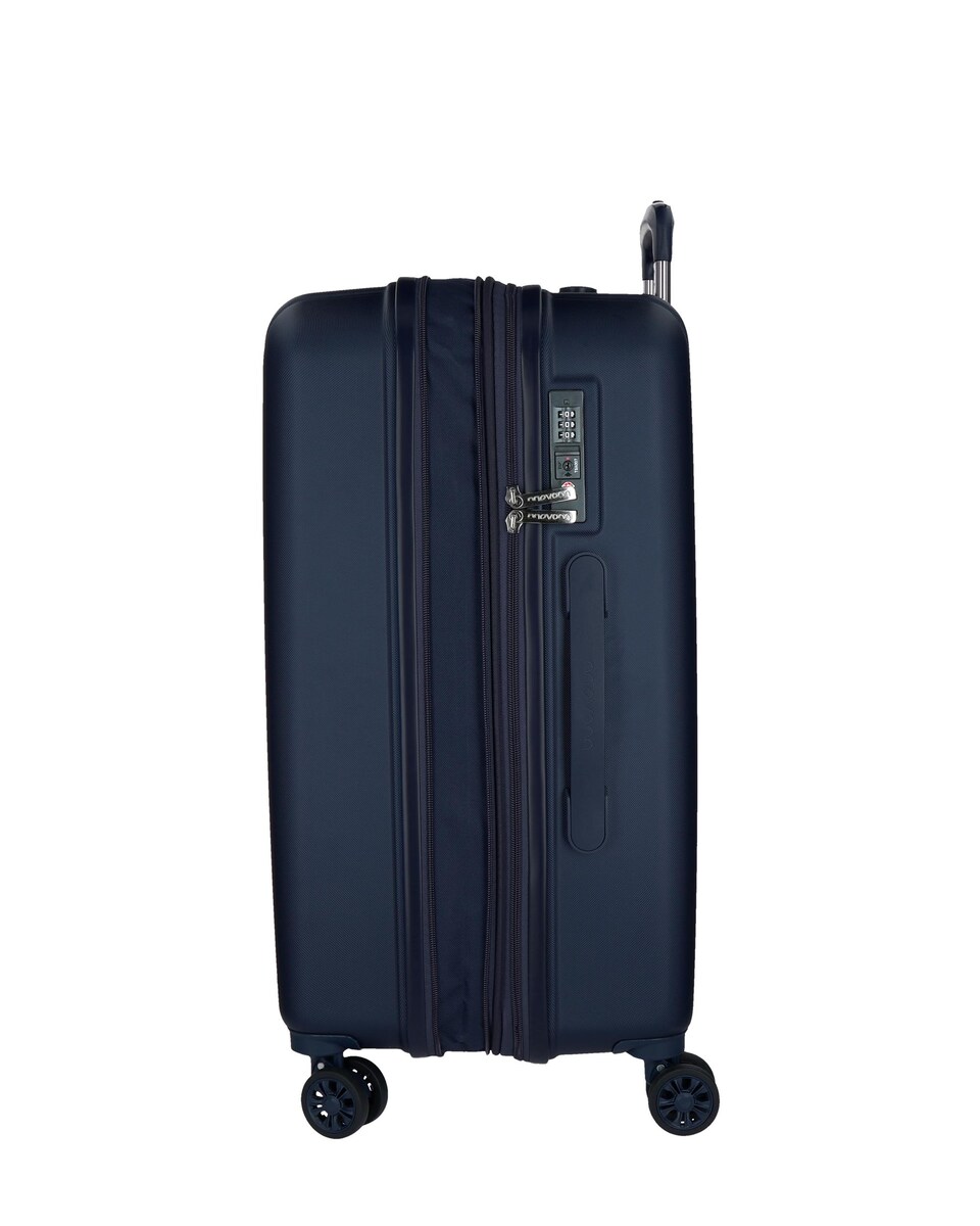 Maleta grande Movom Wood rígida 75cm rígida con capacidad de 109L Azul-6