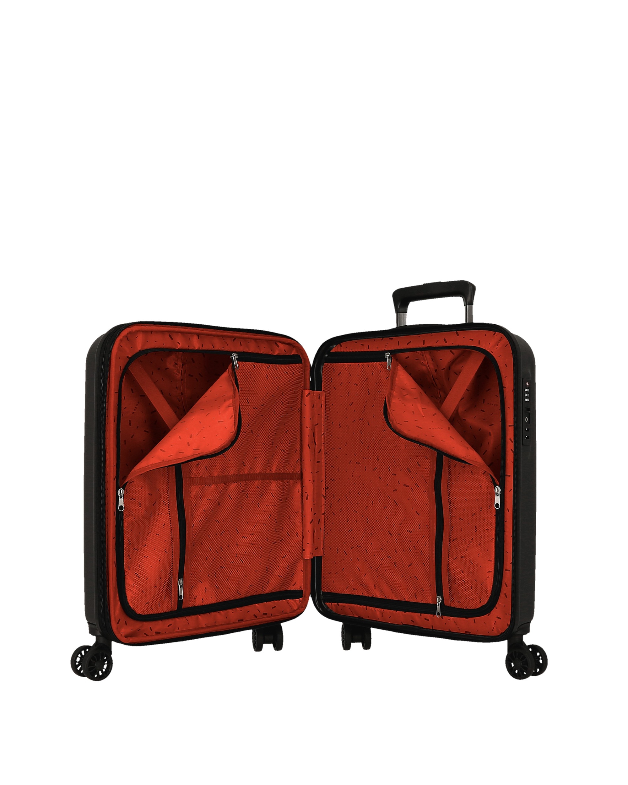 Imagen 5 de Maleta de cabina extensible rígida 55cm movom wood marino rígida con capacidad de 46l - Negro Negro