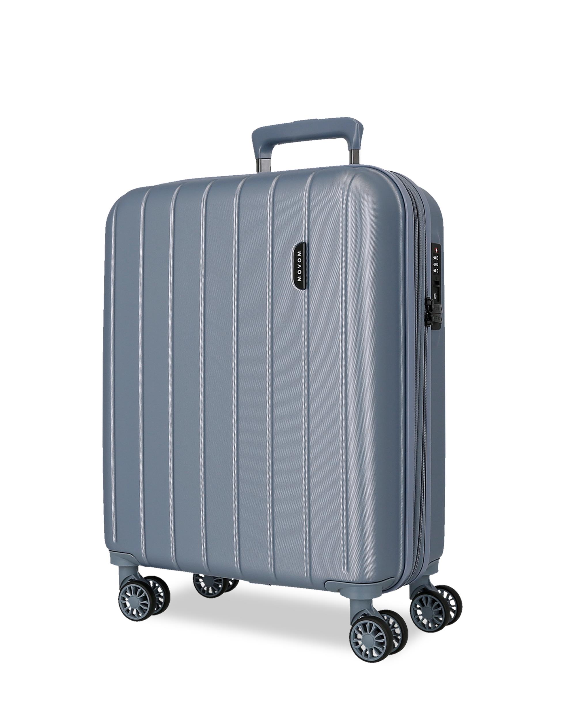 Imagen 1 de Maleta de cabina extensible rígida 55cm movom wood marino rígida con capacidad de 46l - Gris Gris