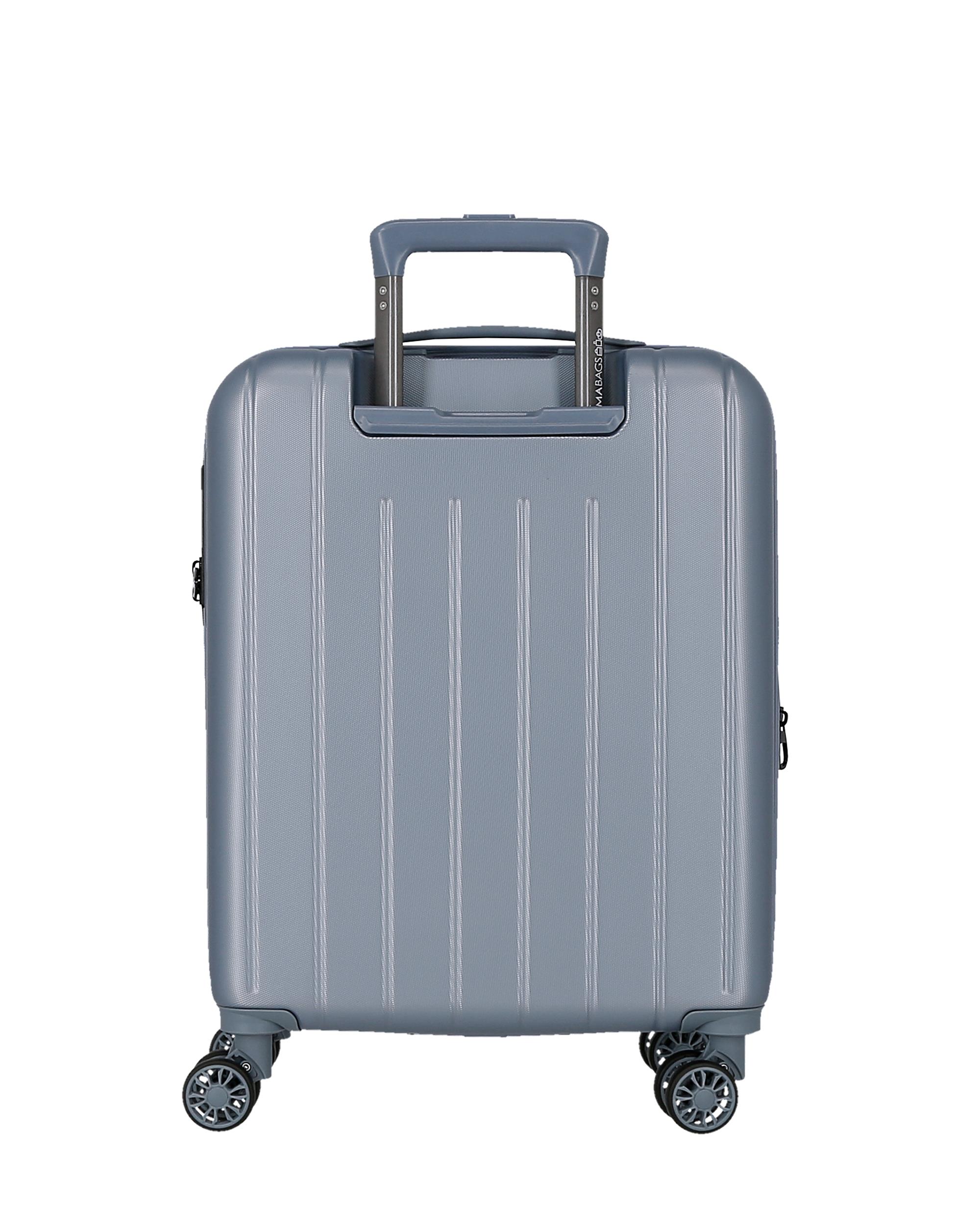 Imagen 3 de Maleta de cabina extensible rígida 55cm movom wood marino rígida con capacidad de 46l - Gris Gris