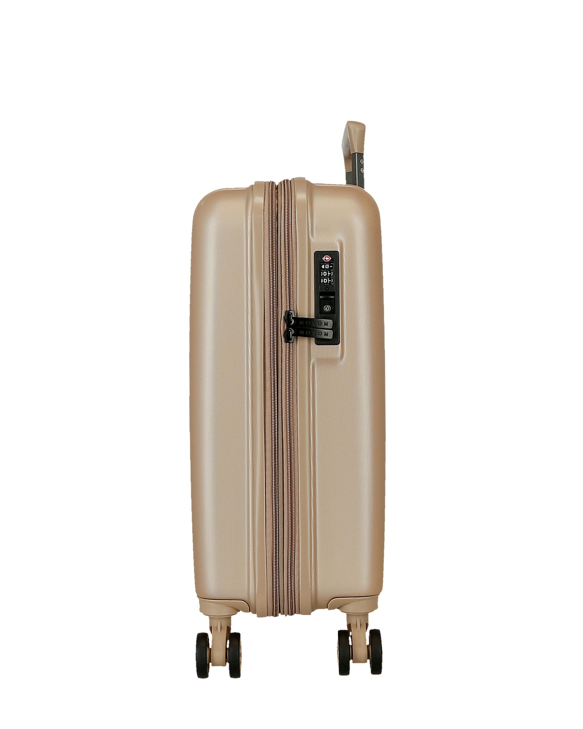 Imagen 2 de Maleta de cabina extensible rígida 55cm movom wood marino rígida con capacidad de 46l - Oro Oro