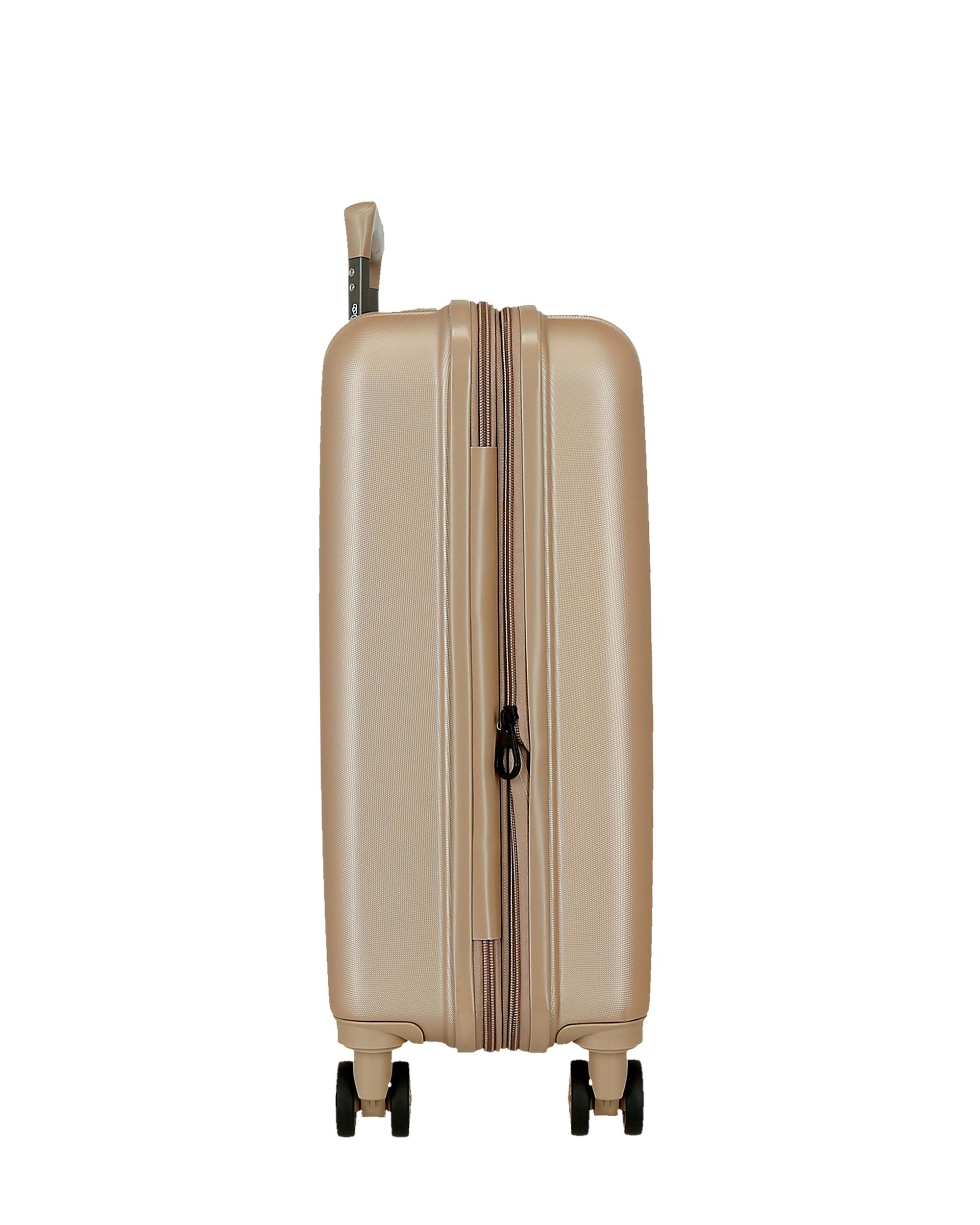 Imagen 4 de Maleta de cabina extensible rígida 55cm movom wood marino rígida con capacidad de 46l - Oro Oro