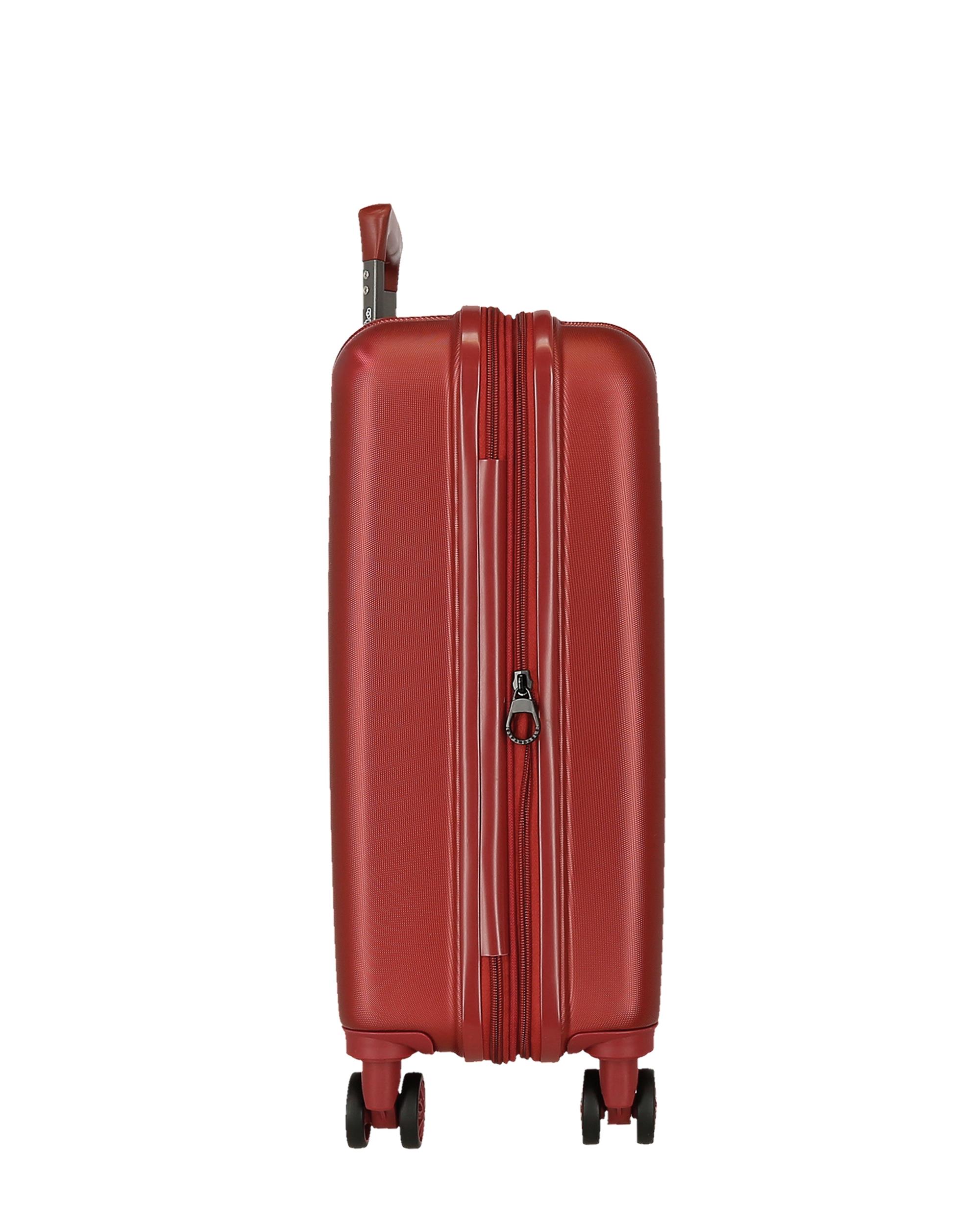 Imagen 4 de Maleta de cabina extensible rígida 55cm movom wood marino rígida con capacidad de 46l - Rojo Rojo