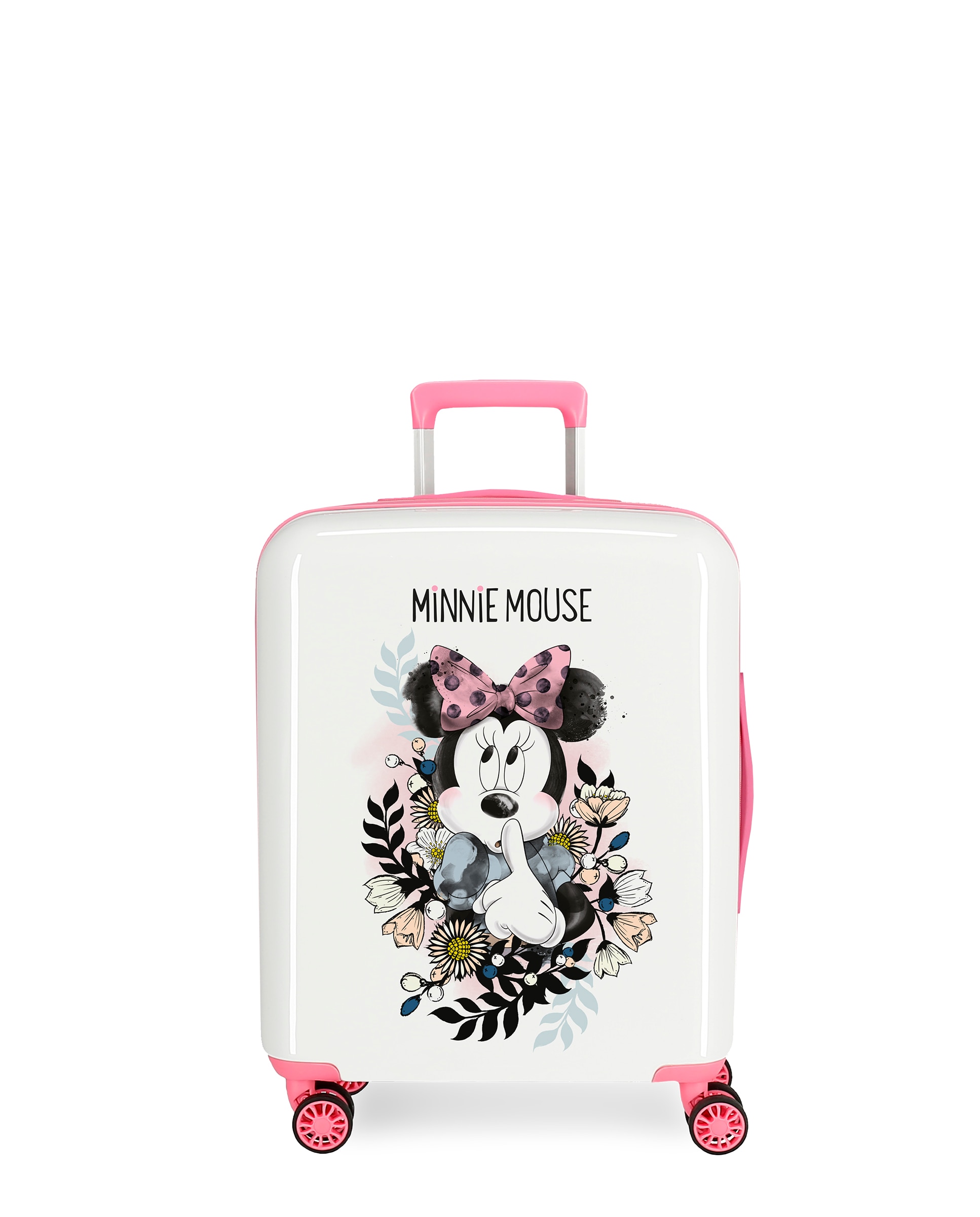 Disney - Maleta de cabina infantil Minnie Style rígida con capacidad de 34L.