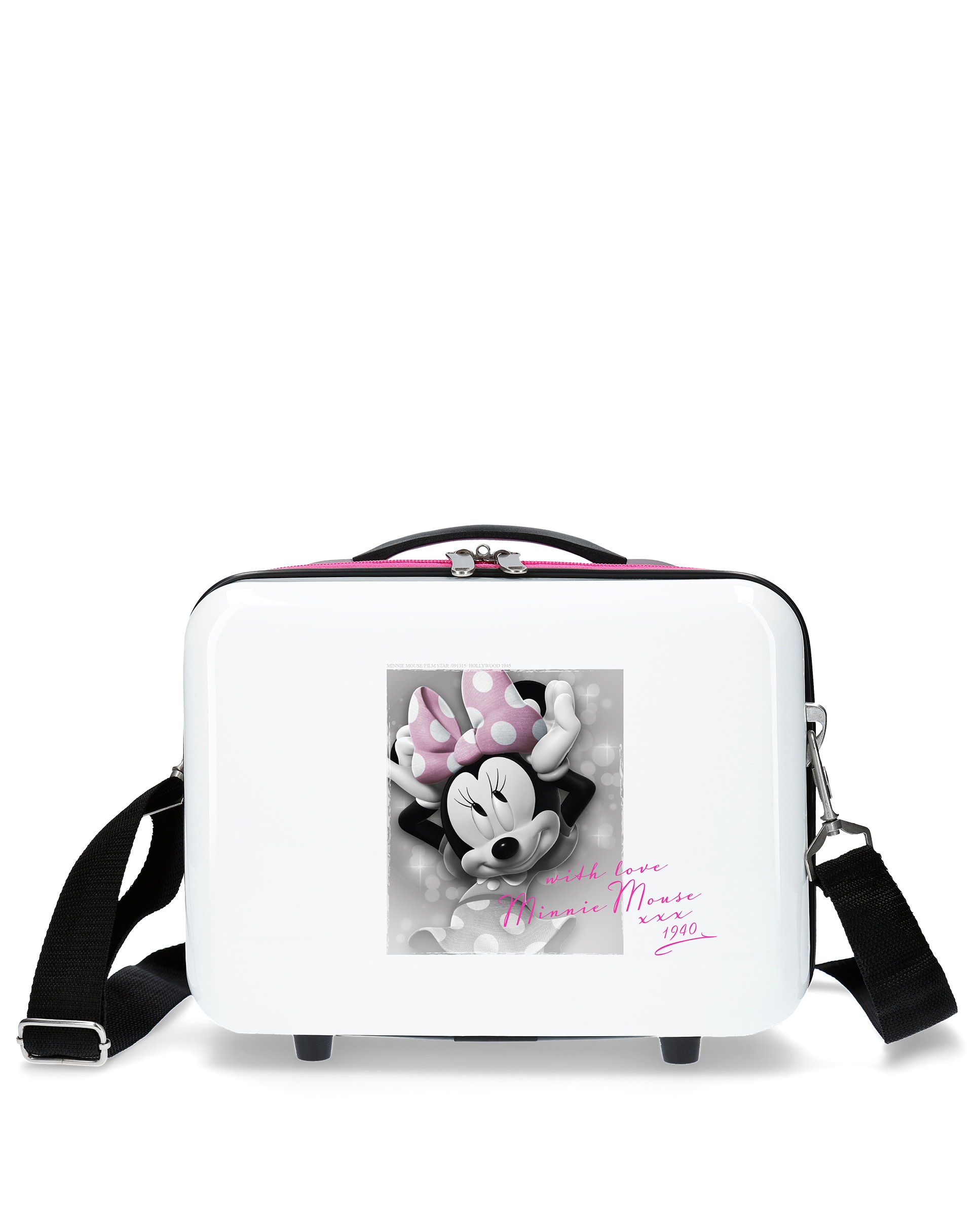 Disney - Neceser Minnie Style with love rígido con capacidad de 9L.