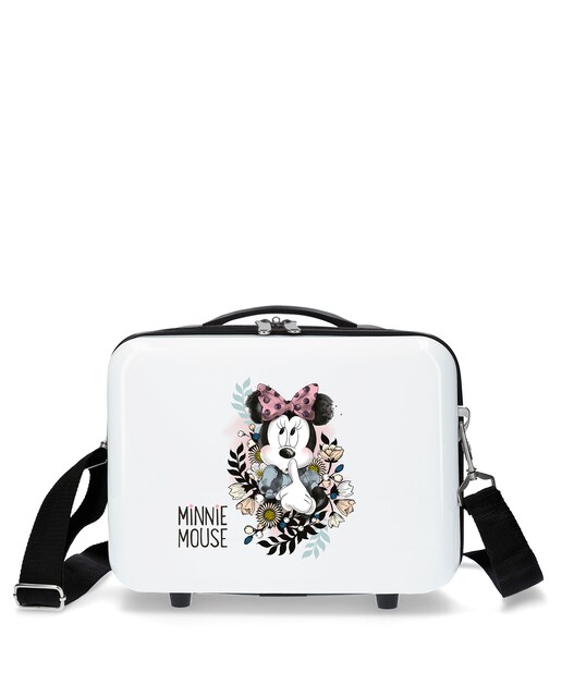 Imagen 0 de Neceser infantil Minnie Style Flores rígido con capacidad de 9L