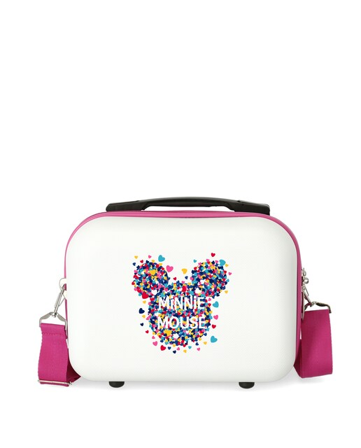Imagen 0 de Neceser infantil ABS Minnie Magic Corazones con capacidad de 9L