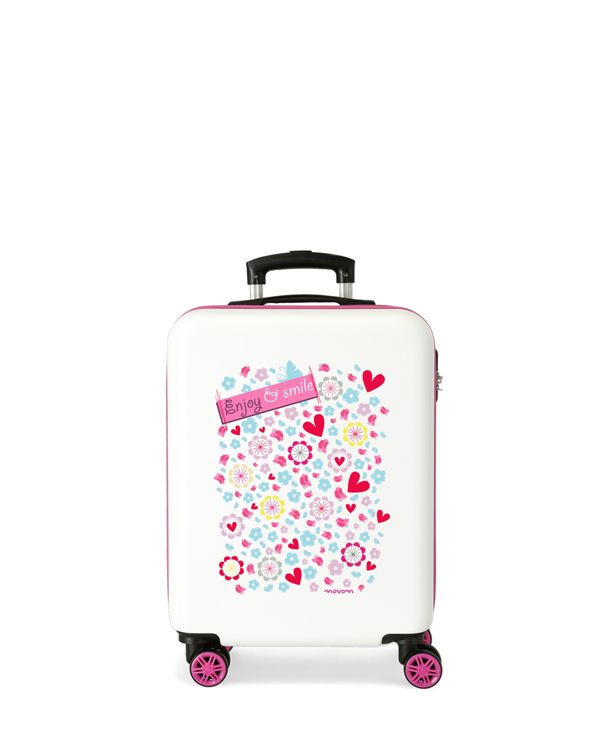 Movom - Maleta de cabina infantil Enjoy and Smile rígida con capacidad de 34L.
