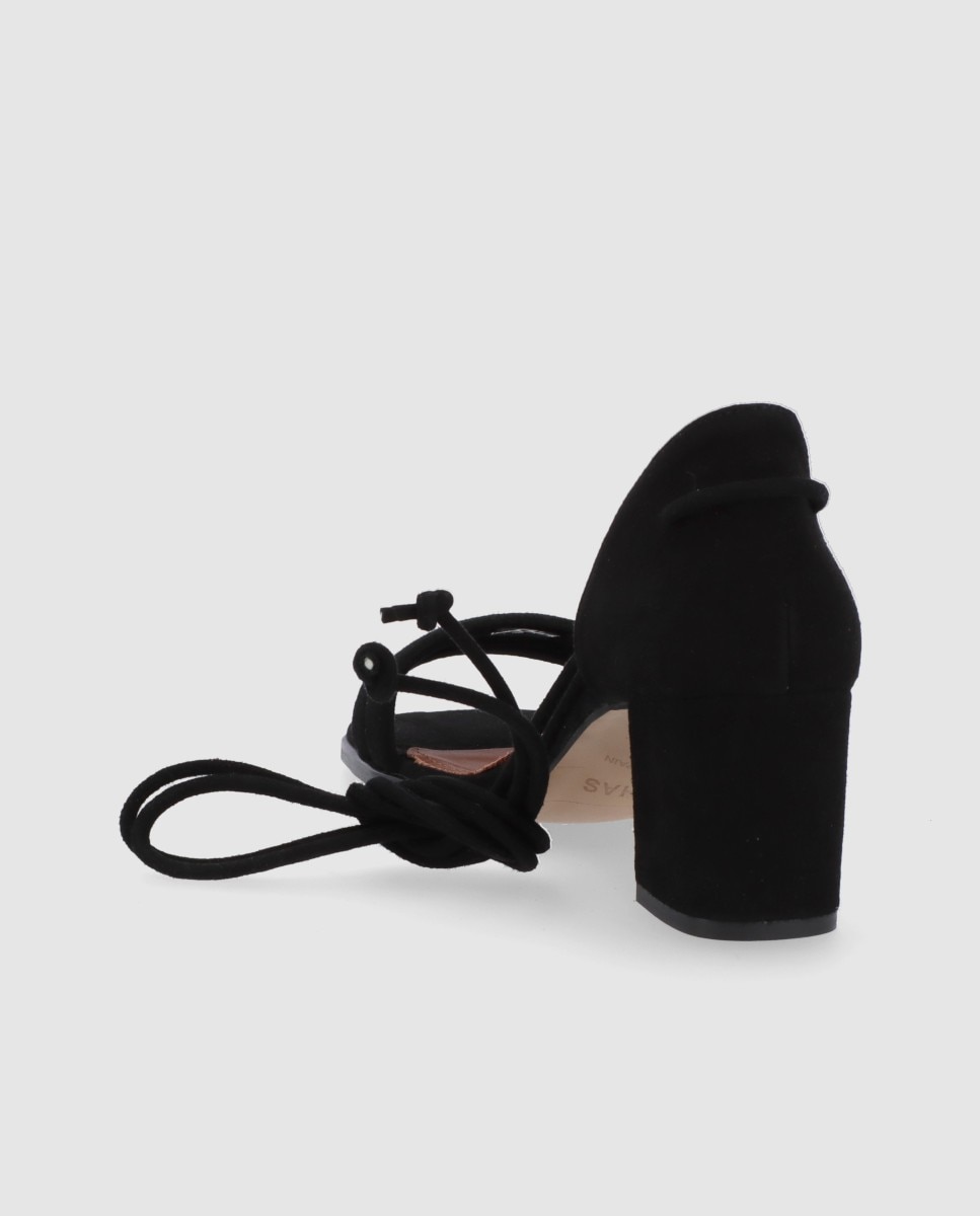 Sandalias negras mujer discount el corte ingles