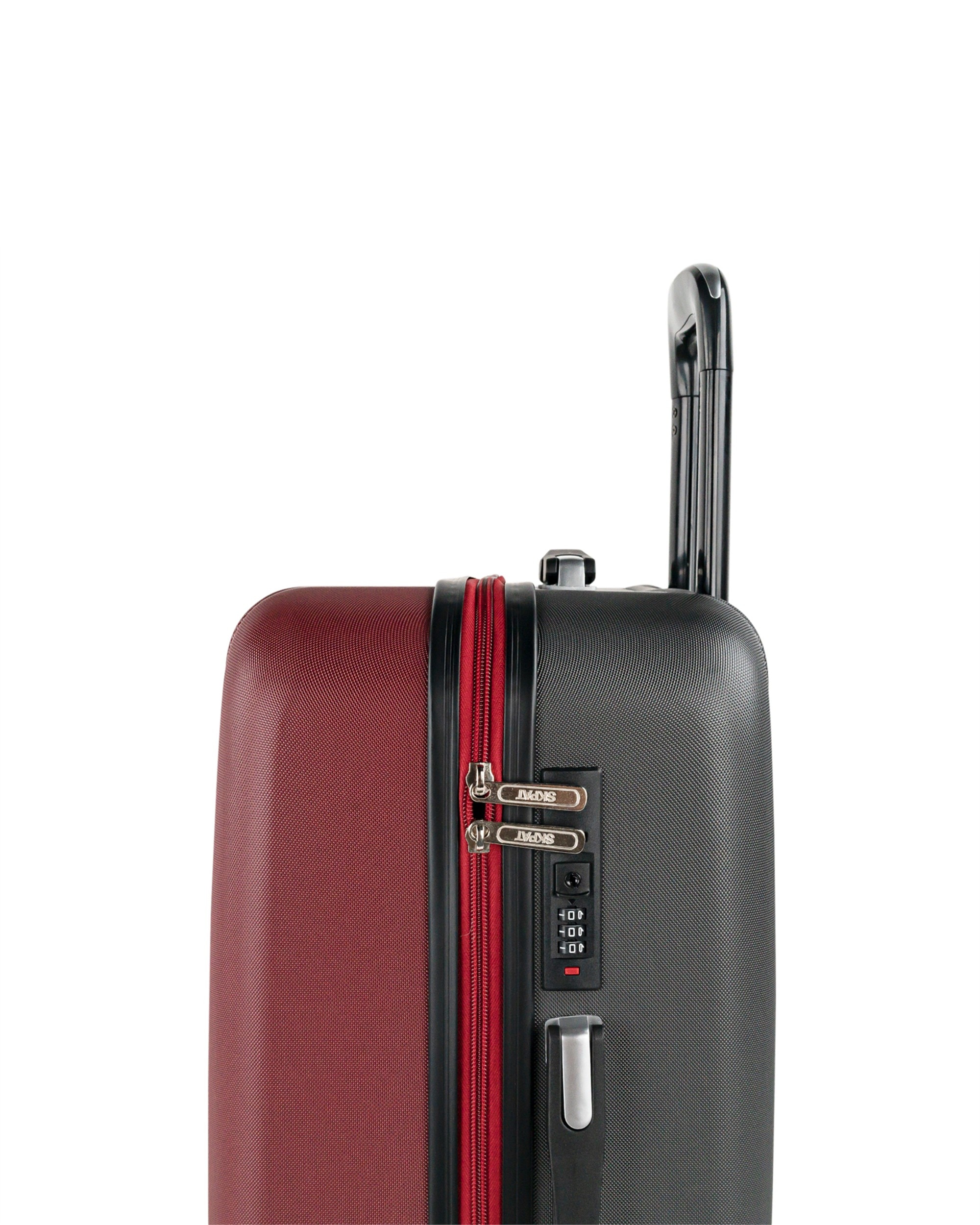 Maleta mediana tiber rígida con capacidad 70l - SKPAT - Rojo Rojo-5