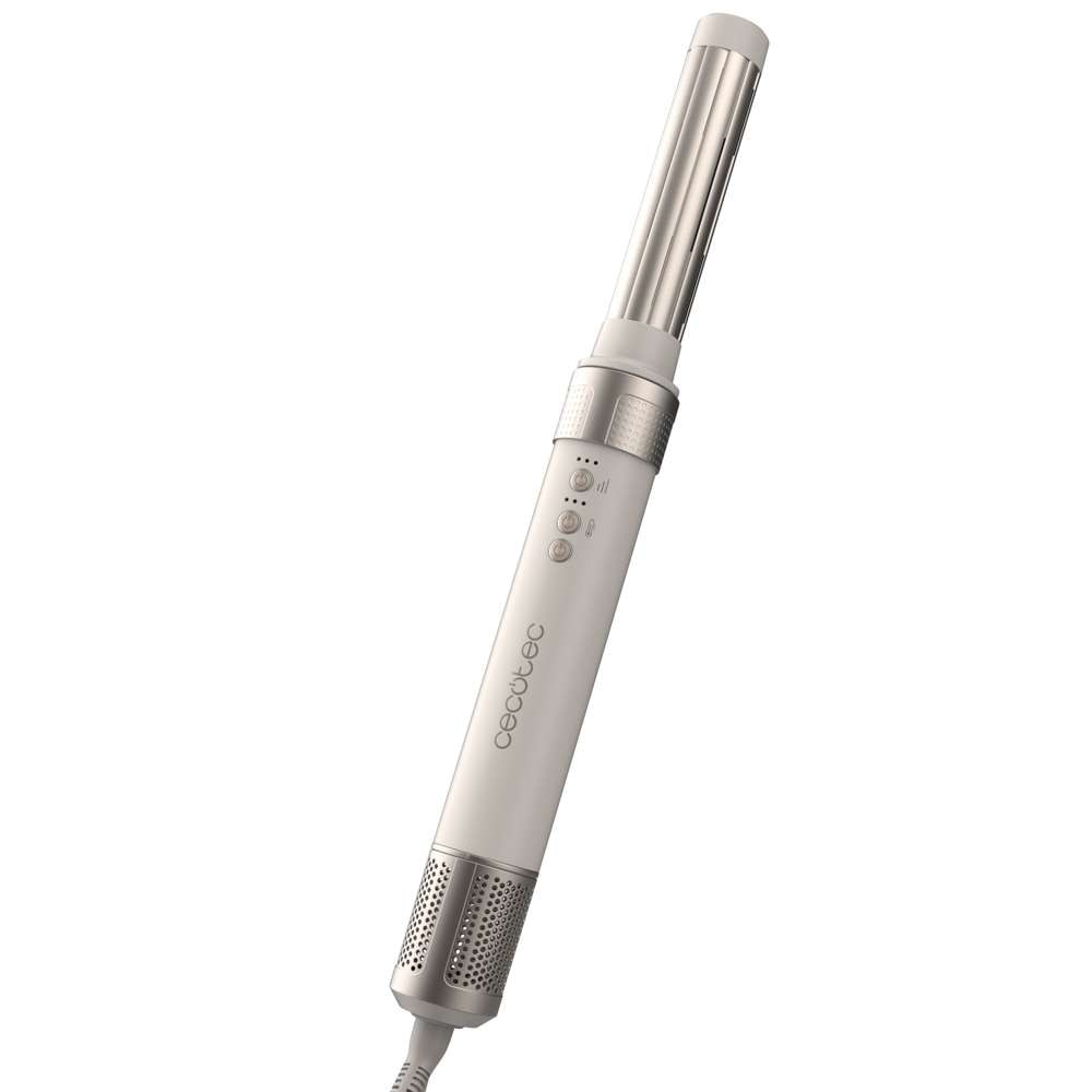 Moldeador Cecotec CeramicCare 14 en1 AirGlamc con 3 velocidades y 3 temperaturas - Champagne Champagne-2