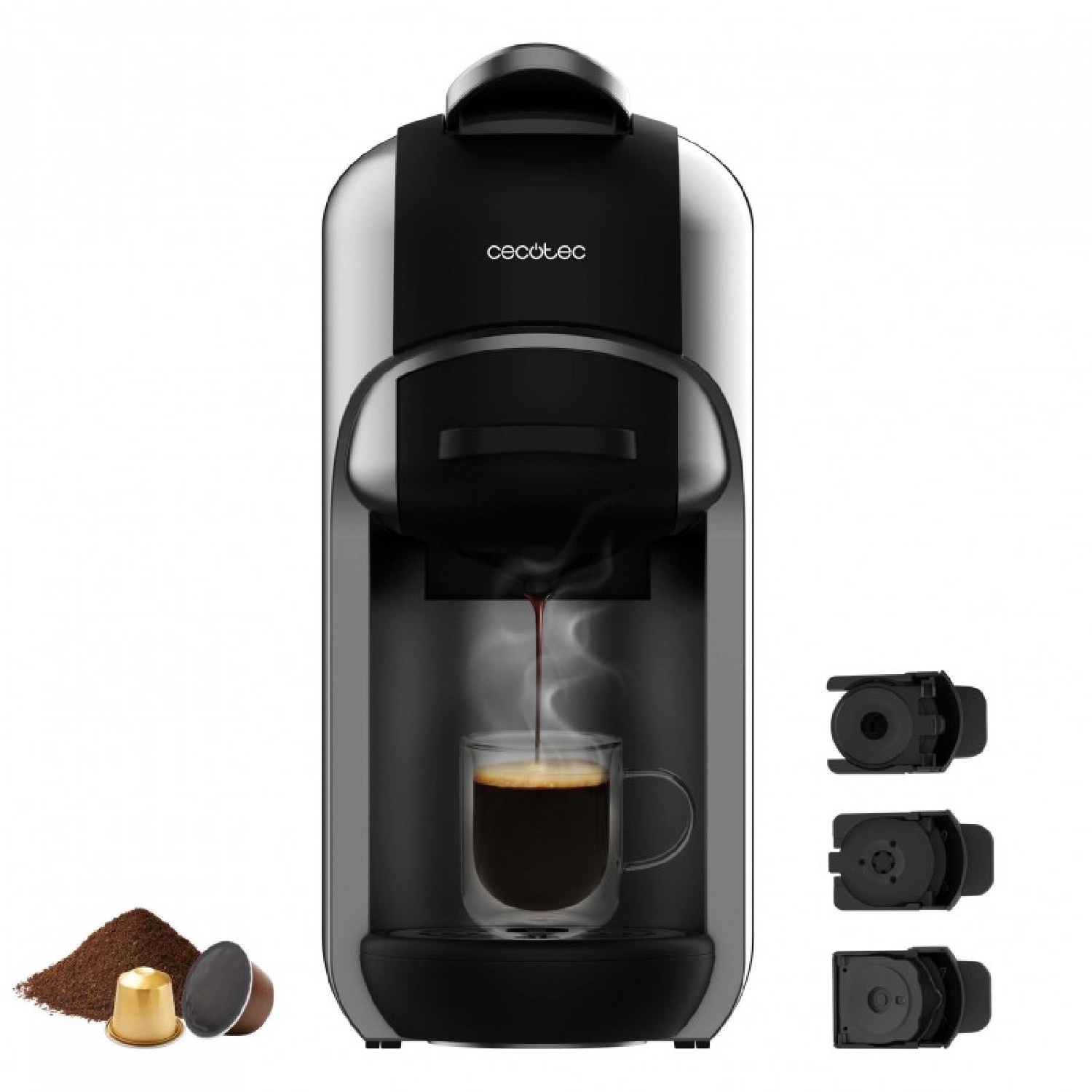 Cecotec - Cafetera de cápsulas Cecotec FreeStyle Compact.