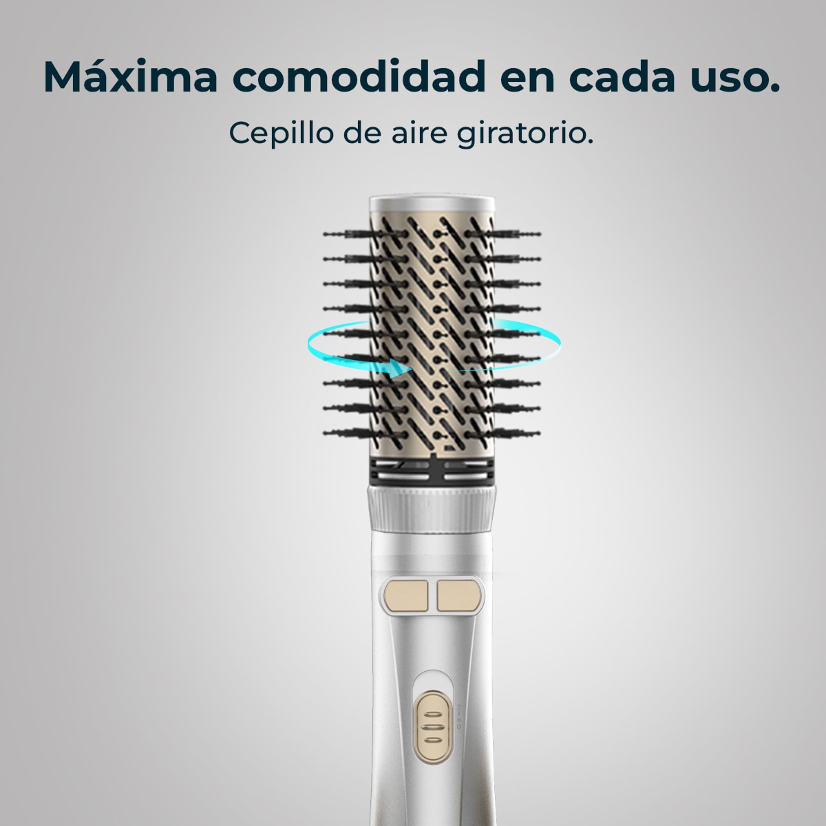Cepillo Moldeador Cecotec CeramicCare 6in1 Gyro - Gris Gris-3