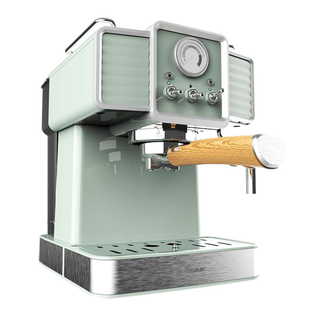 Cafetera express Cecotec Power Espresso 20 Tradizionale Light Green - Verde Verde-1