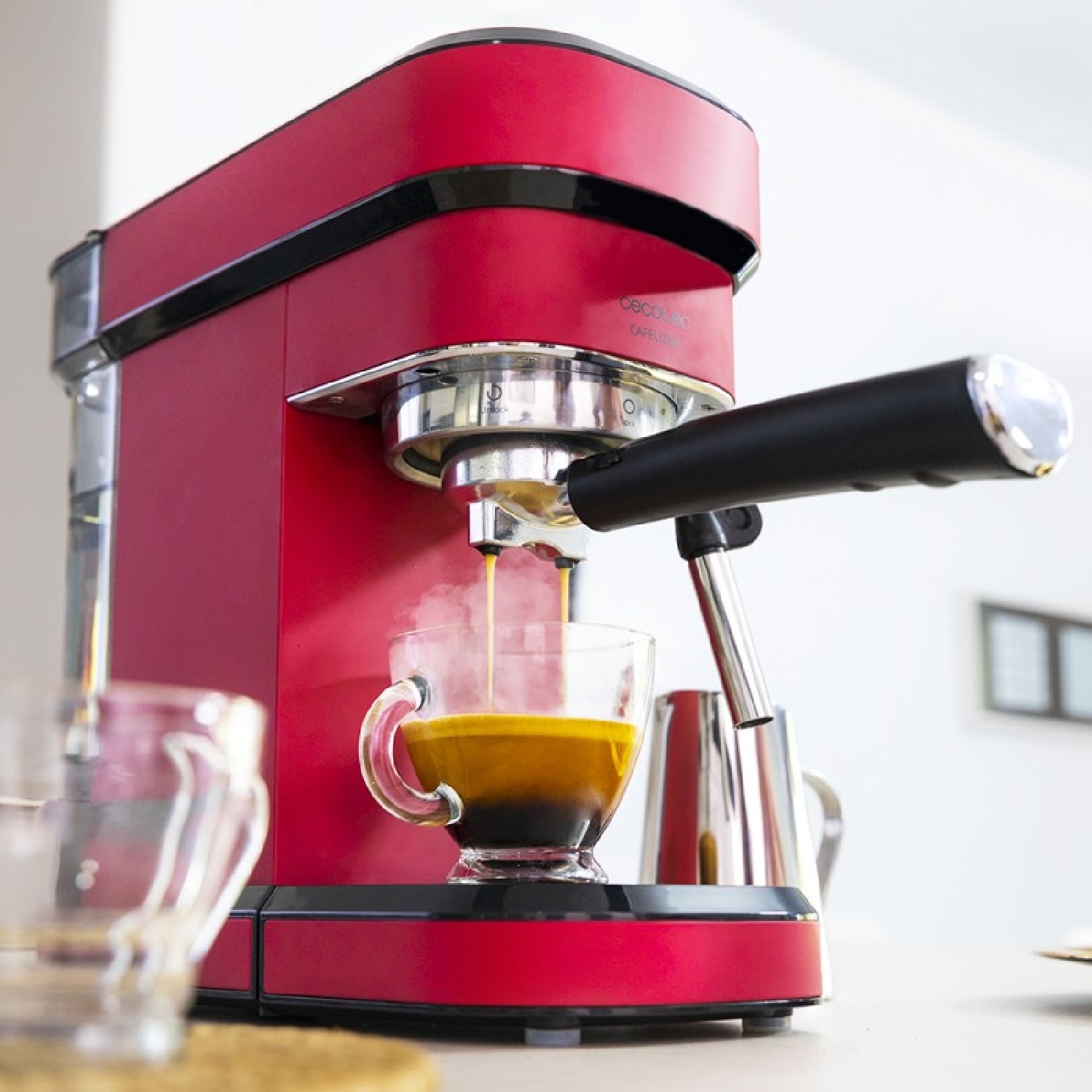 Cafetera express Cecotec Cafelizzia 790 Shiny - Rojo Rojo-3