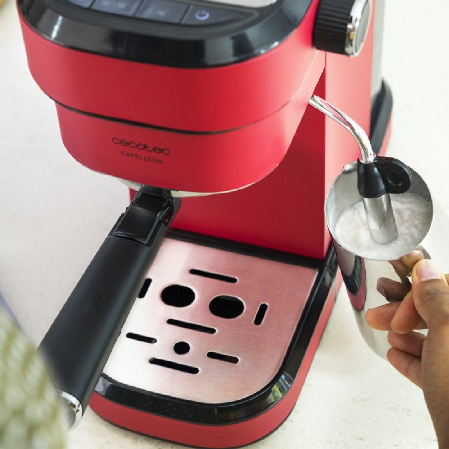 Cafetera express Cecotec Cafelizzia 790 Shiny - Rojo Rojo-5
