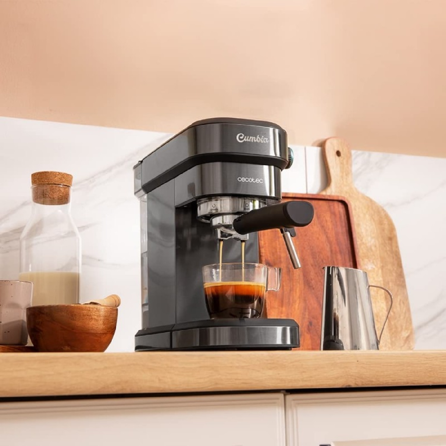 Cafetera express Cecotec Cafelizzia 890 Gray - Gris Gris-3