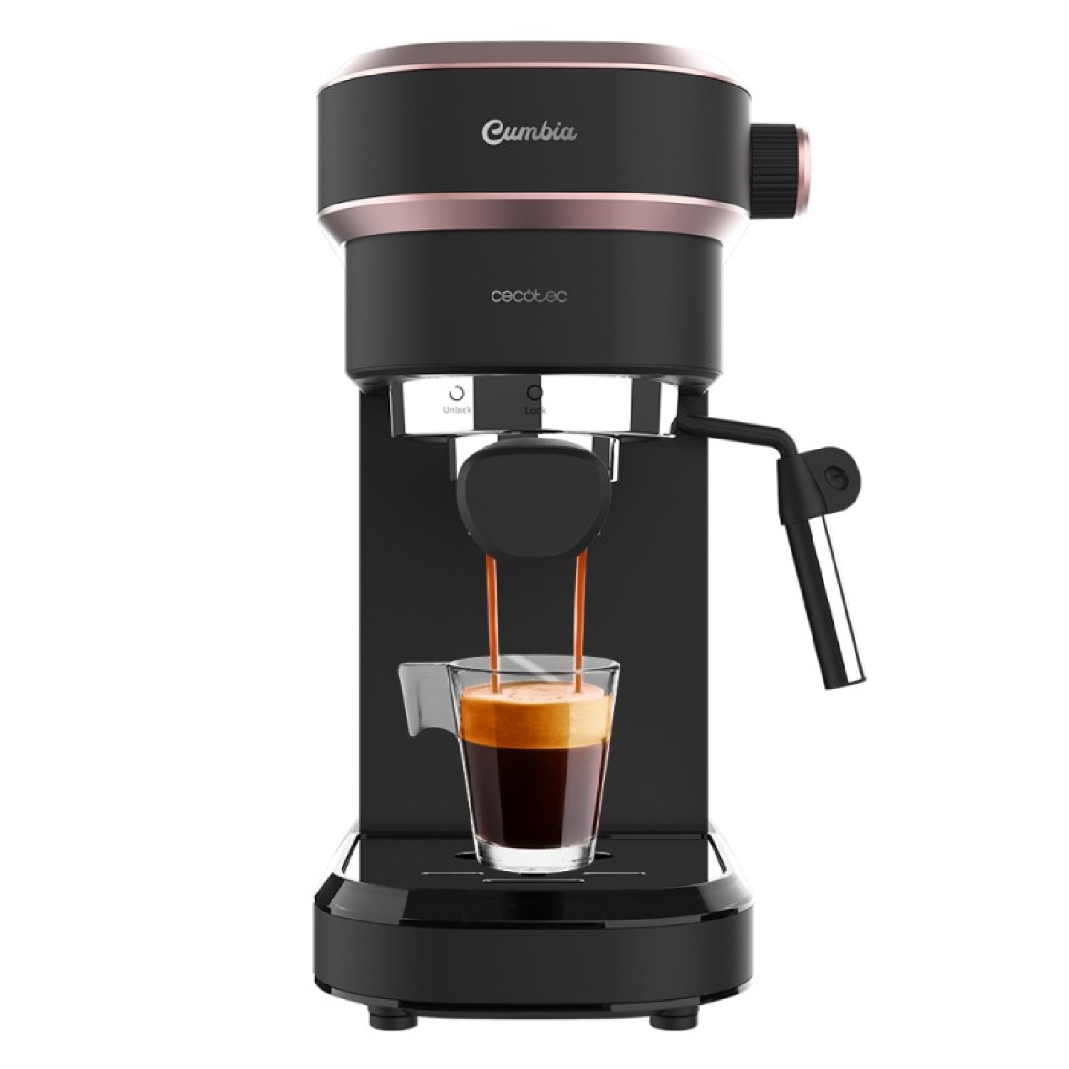 Imagen 0 de Cafetera express Cecotec Cafelizzia 890 Rose Negro
