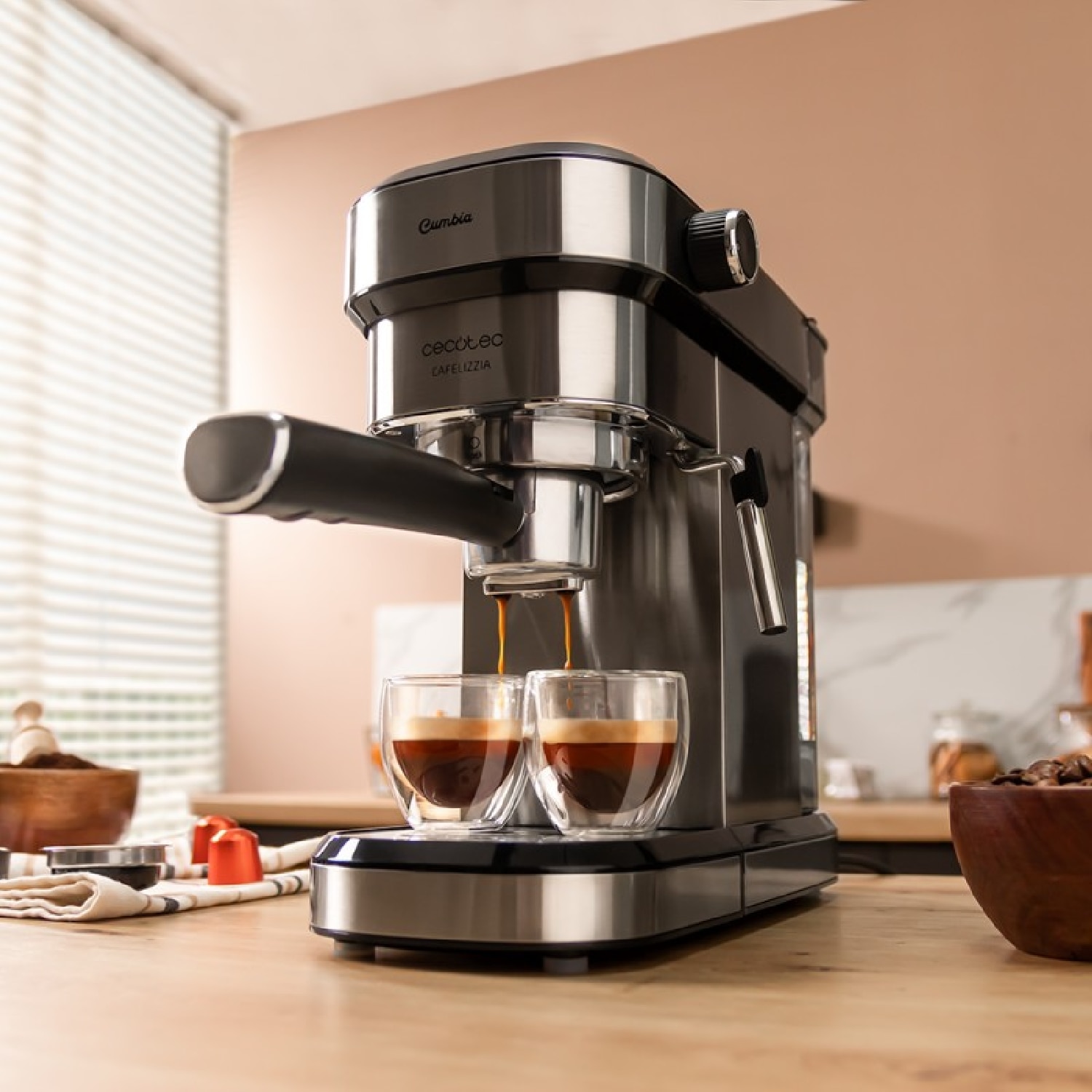 Cafetera express Cecotec Cafelizzia 790 Steel DUO - Plata Plata-3