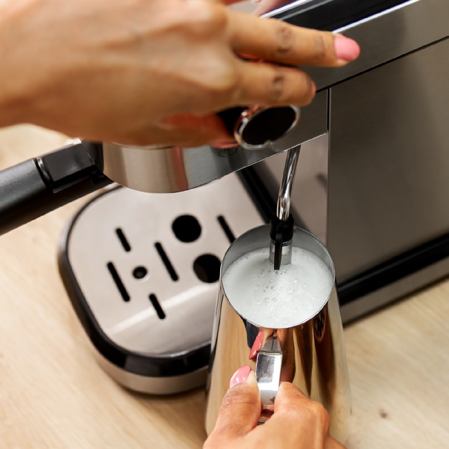 Cafetera express Cecotec Cafelizzia 790 Steel DUO - Plata Plata-4