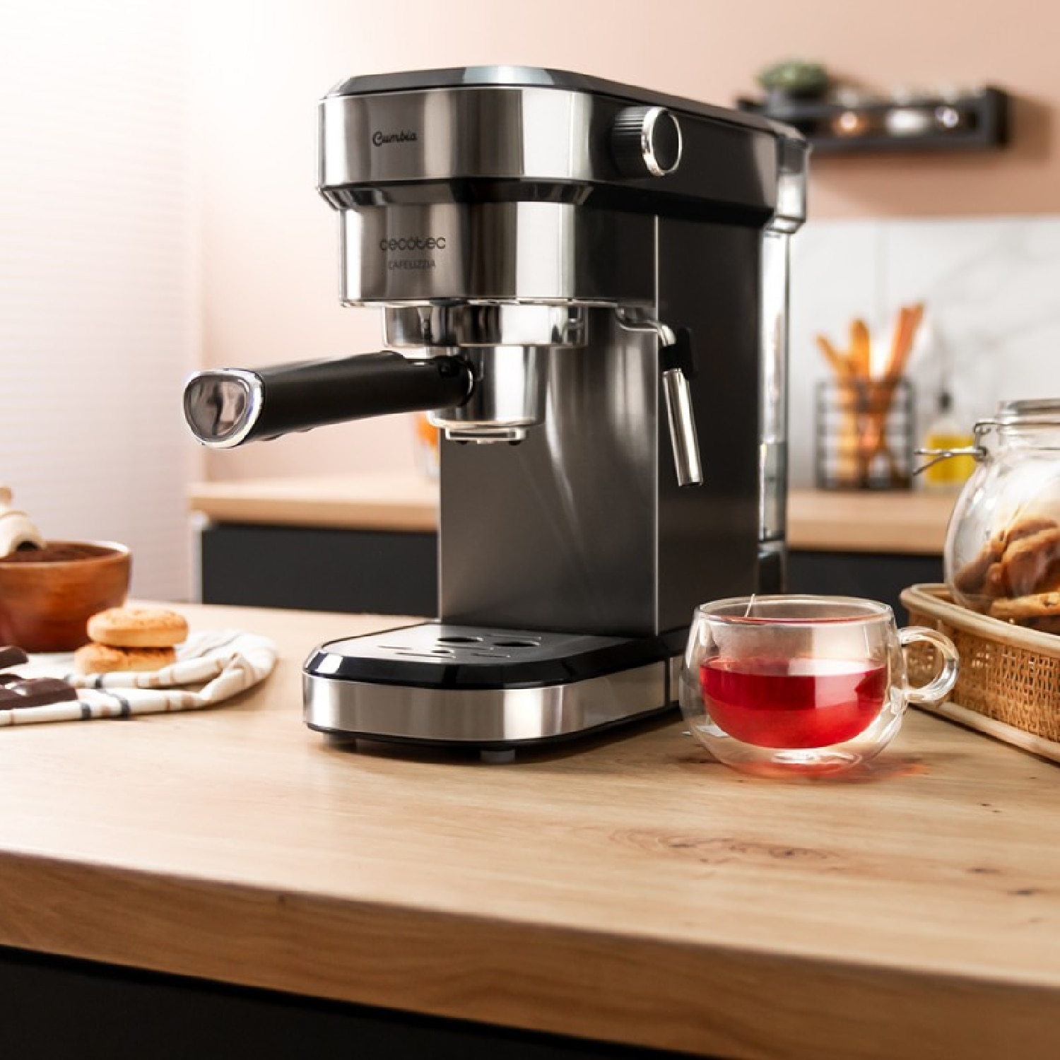 Cafetera express Cecotec Cafelizzia 790 Steel DUO - Plata Plata-5