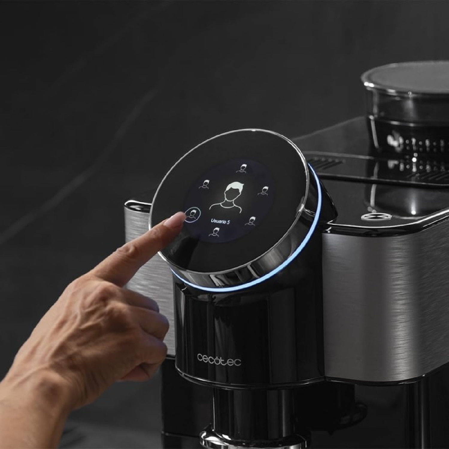 Cafetera superautomática Cecotec Cremmaet Spin - Negro Negro-3