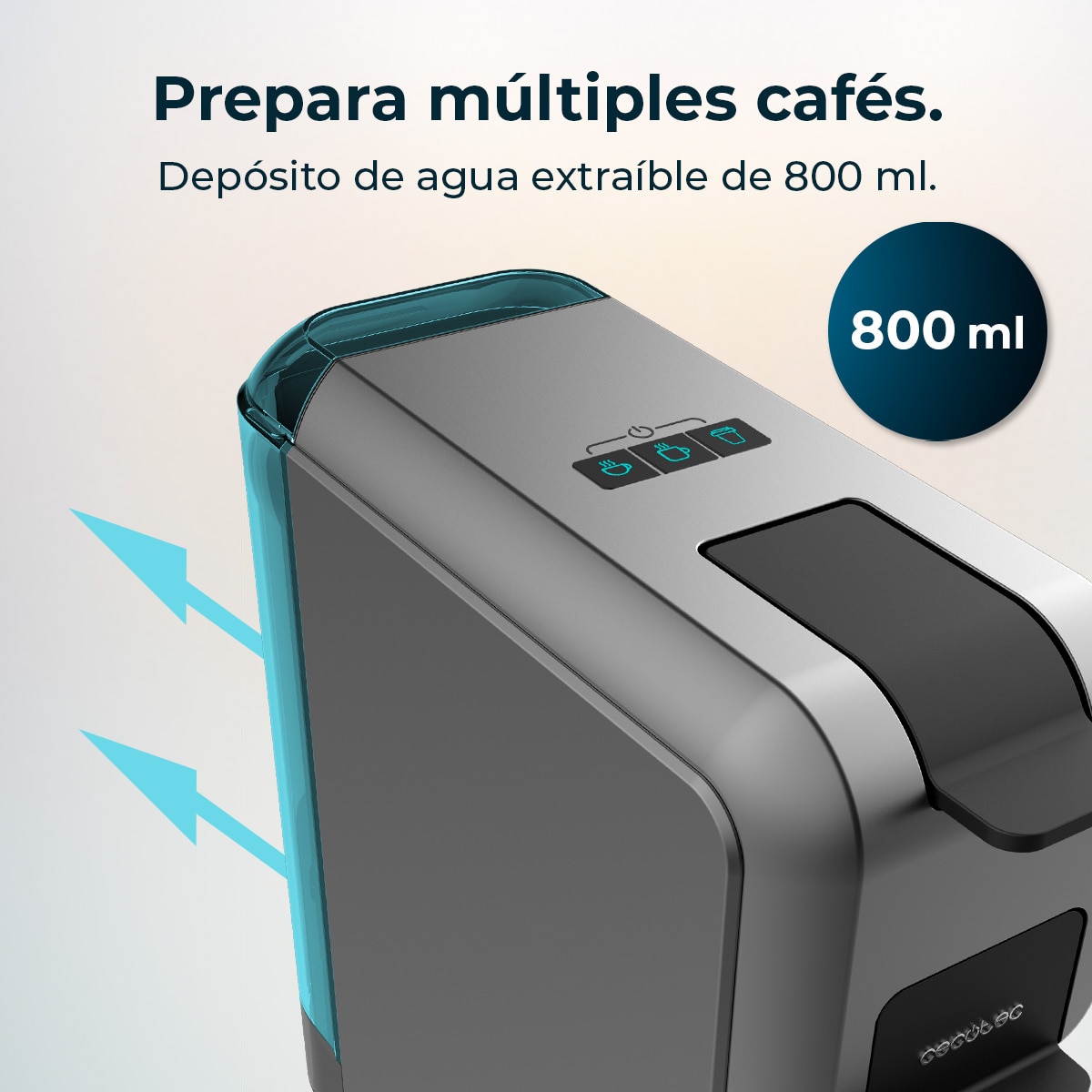 Cafetera de cápsulas Cecotec FreeStyle Compact Black - Negro Negro-5