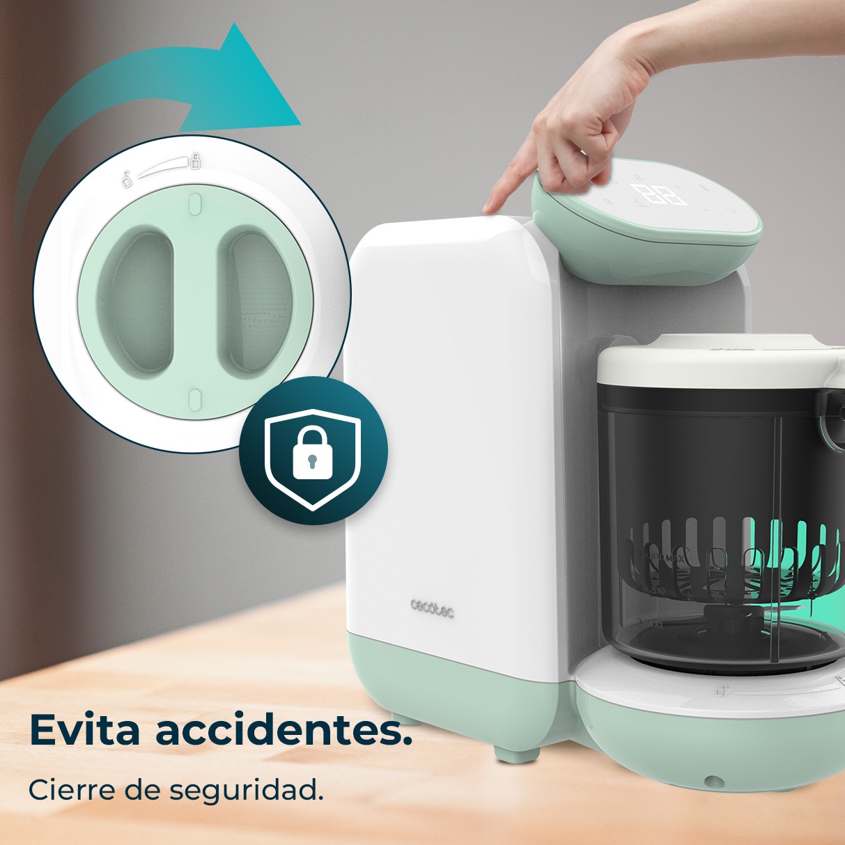 Procesador de alimentos Cecotec Nana BabyCare - Blanco Blanco-5
