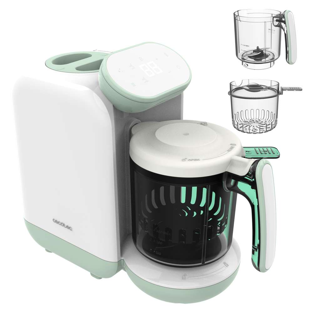 Procesador de alimentos Cecotec Nana BabyCare - Blanco Blanco-6