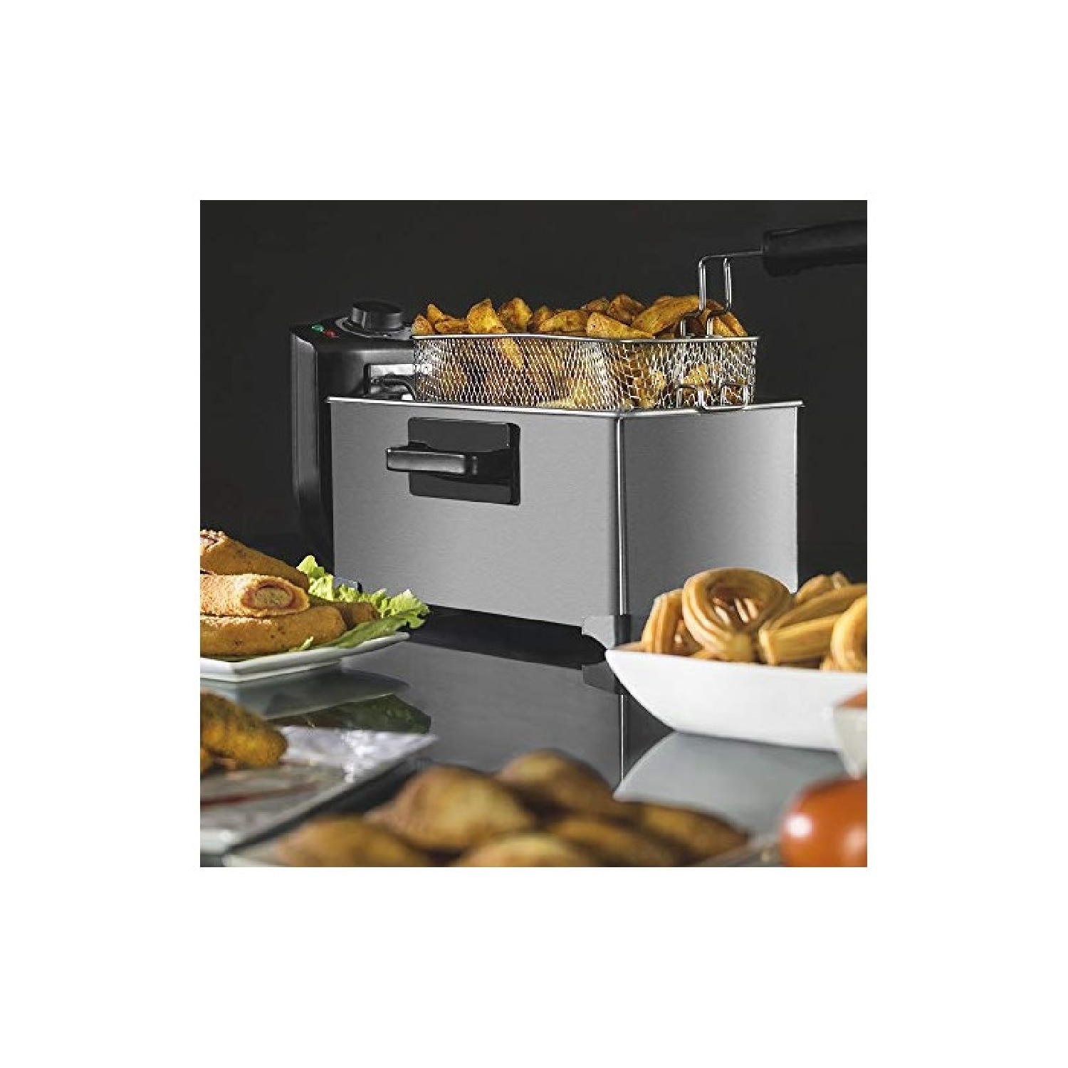 Freidora Cecotec CleanFry 3 L Full Inox - Gris Gris-3