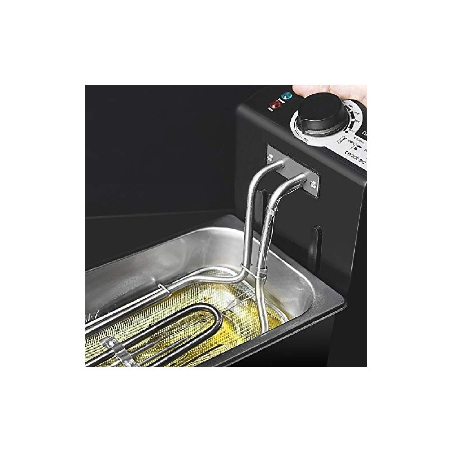 Freidora Cecotec CleanFry 3 L Full Inox - Gris Gris-4