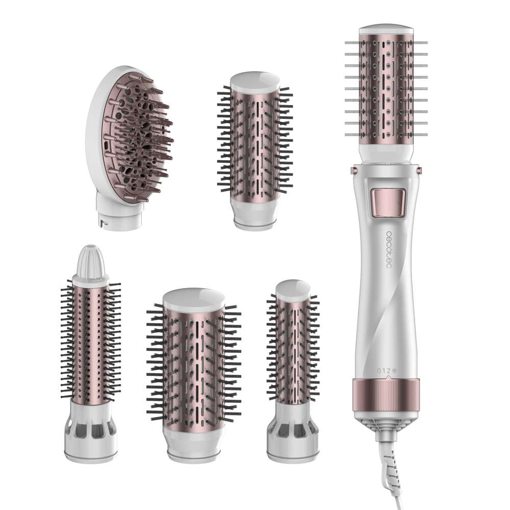 Cepillo Moldeador Cecotec CeramicCare 5in1 Pro - Plata Plata-7