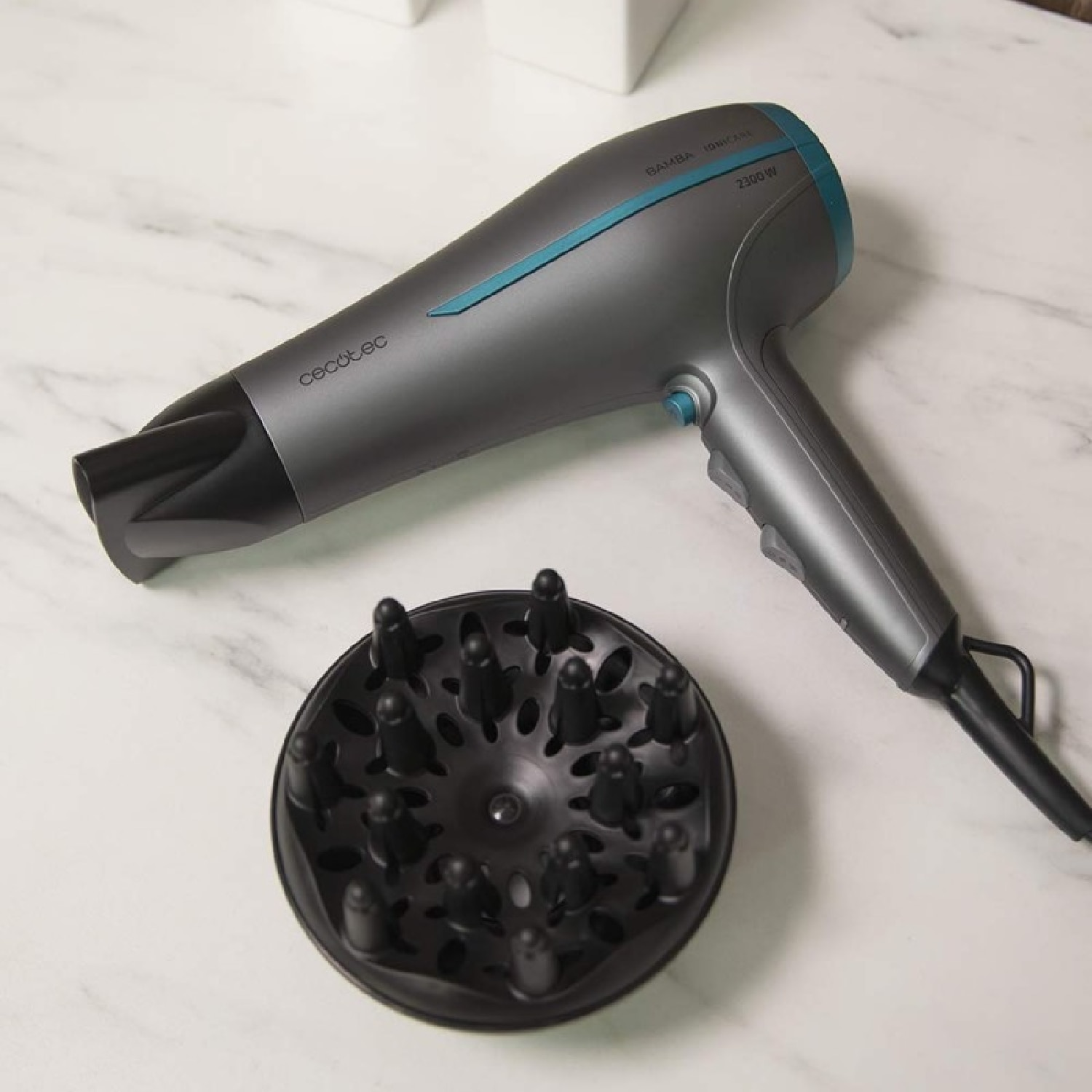 Imagen 3 de Secador de pelo Cecotec IoniCare 5200 Aura Black - Negro Negro