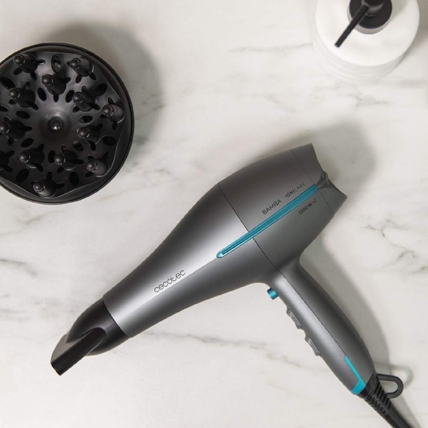 Secador de pelo Cecotec IoniCare 5300 Maxi Aura Black - Gris Gris-3