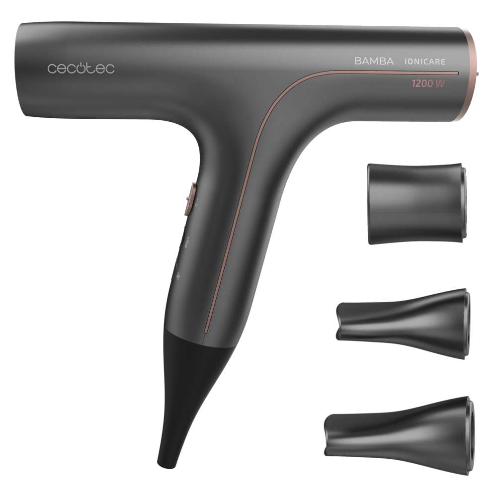 Secador de pelo Cecotec IoniCare 6000 RockStar Soft - Negro Negro-6