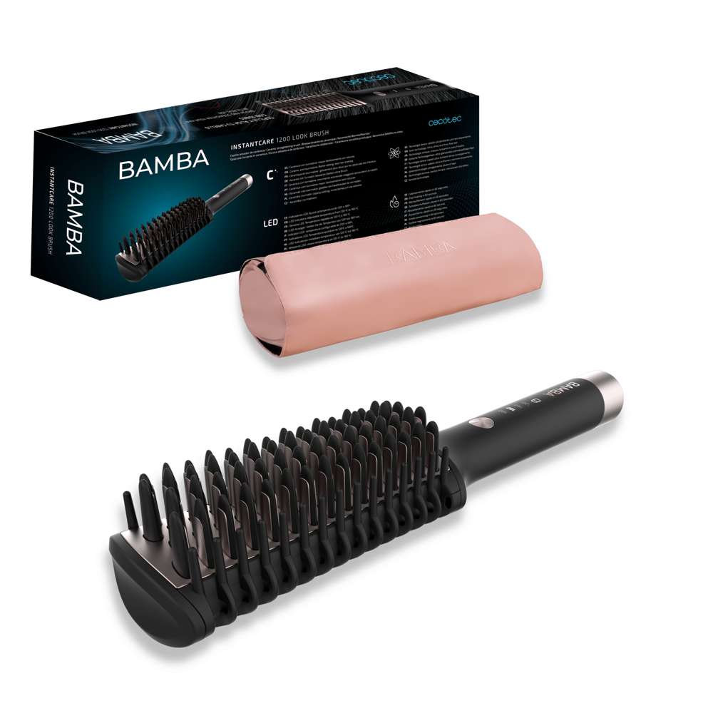 Cepillo alisador Cecotec InstantCare 1200 Look Brush - Negro Negro-1