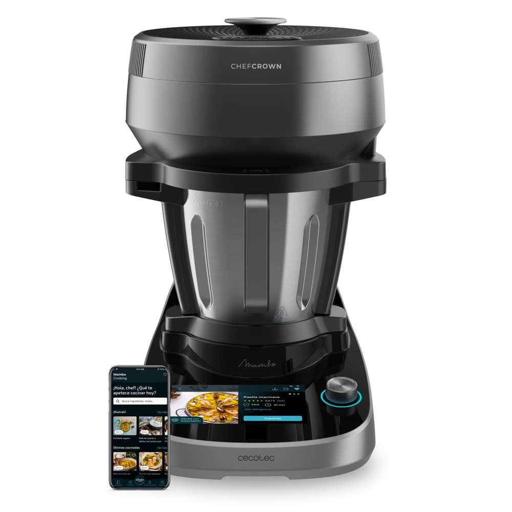 Robot de cocina Cecotec Mambo Maxi V 4,5L - Negro Negro-8