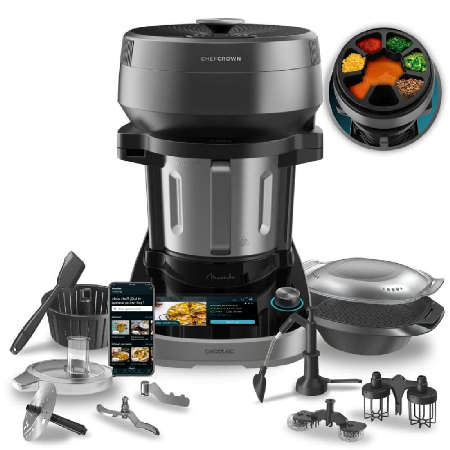 Cecotec - Robot de cocina Cecotec Mambo Maxi U.